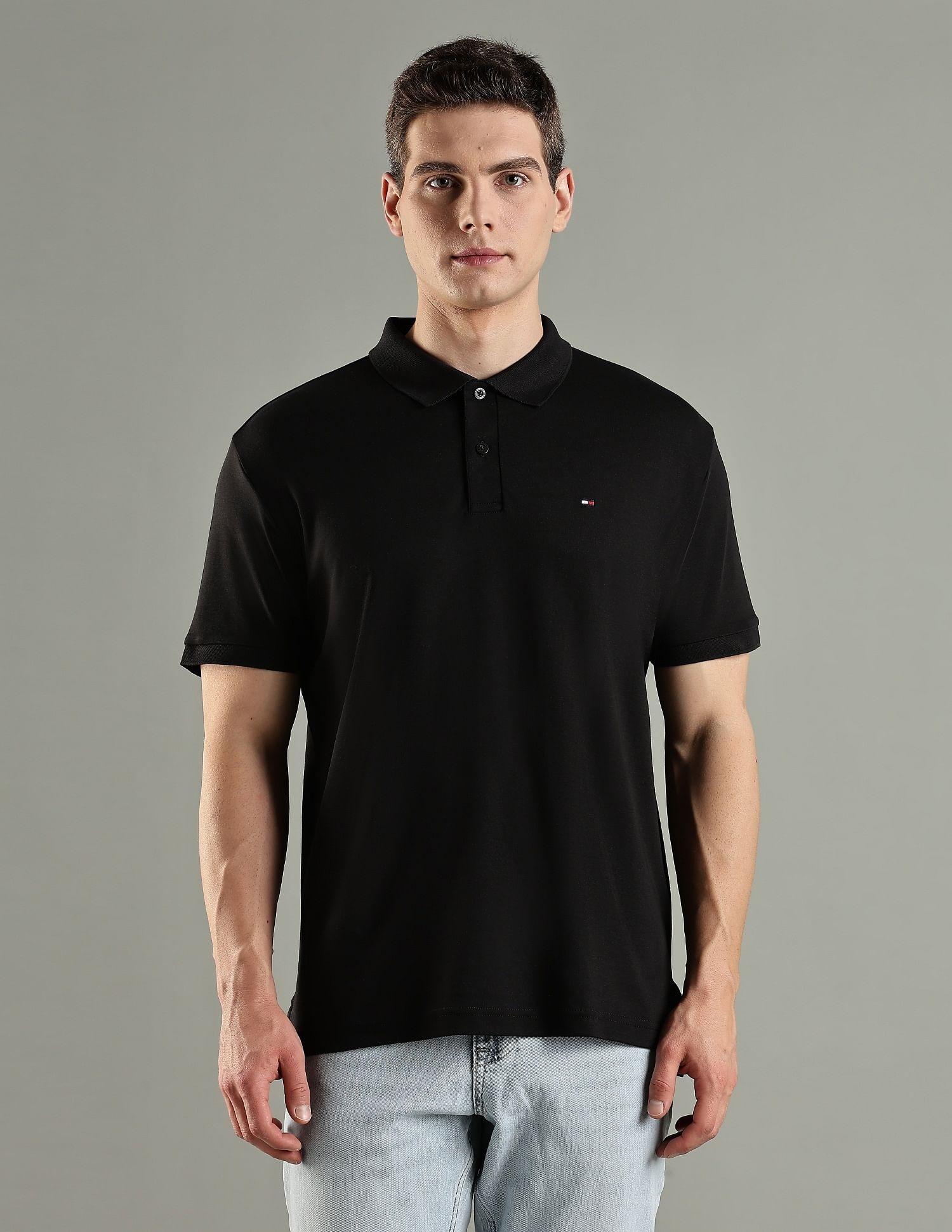 Tommy Hilfiger F25HMKT049 BLACK Mens T-Shirt