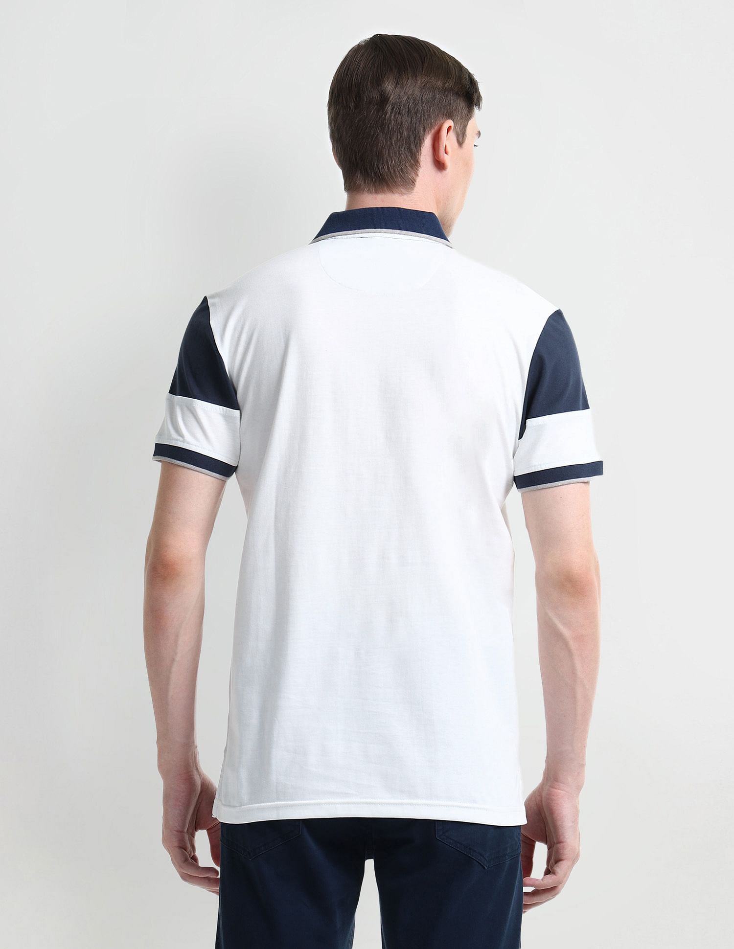 Arrow Sport Color Block Regular Polo Shirt