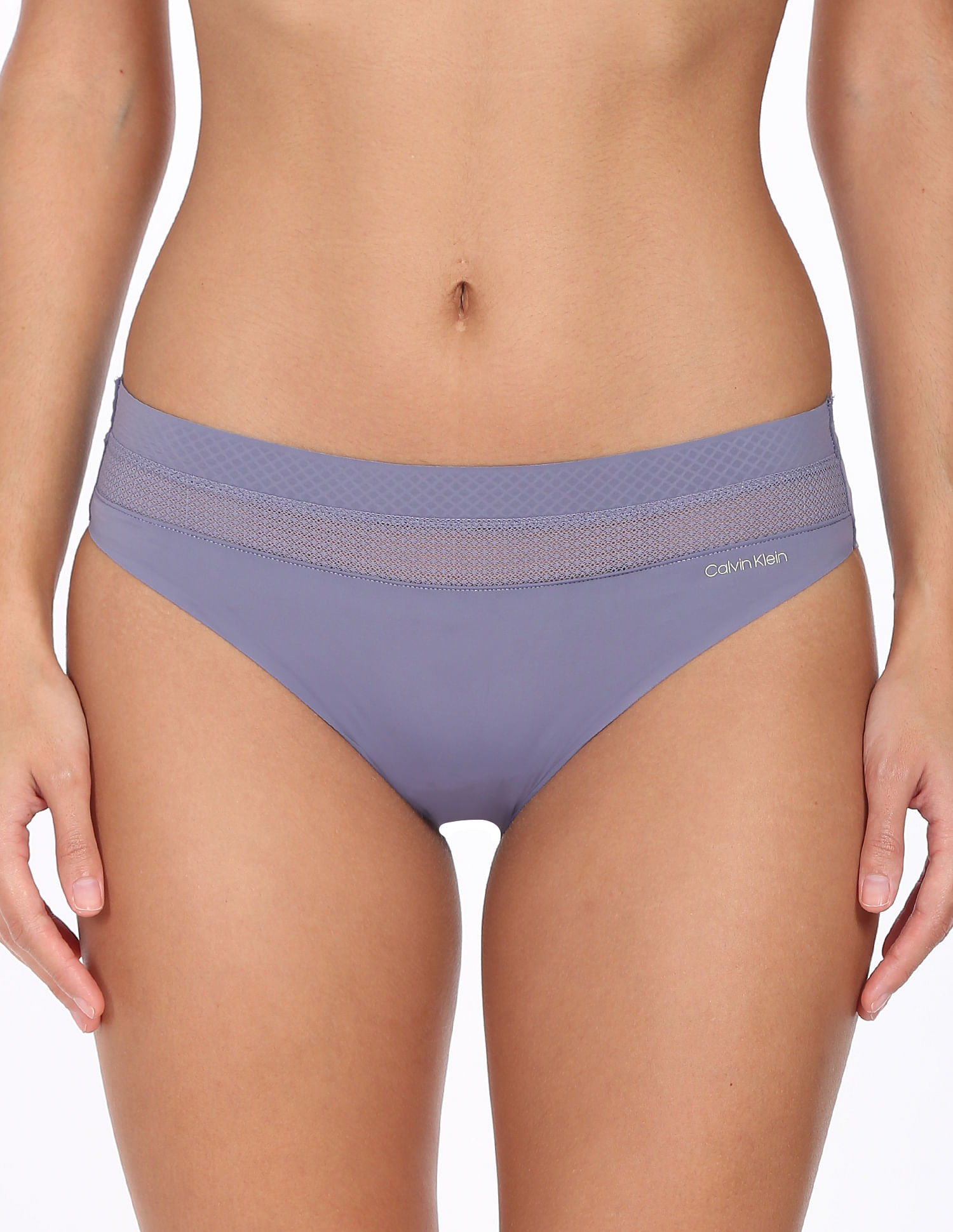 Buy Calvin Klein Underwear Women Purple Solid Bikini Breif