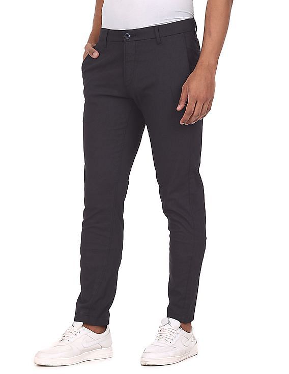 U.S. Polo Assn. Flat Front Solid Casual Trousers