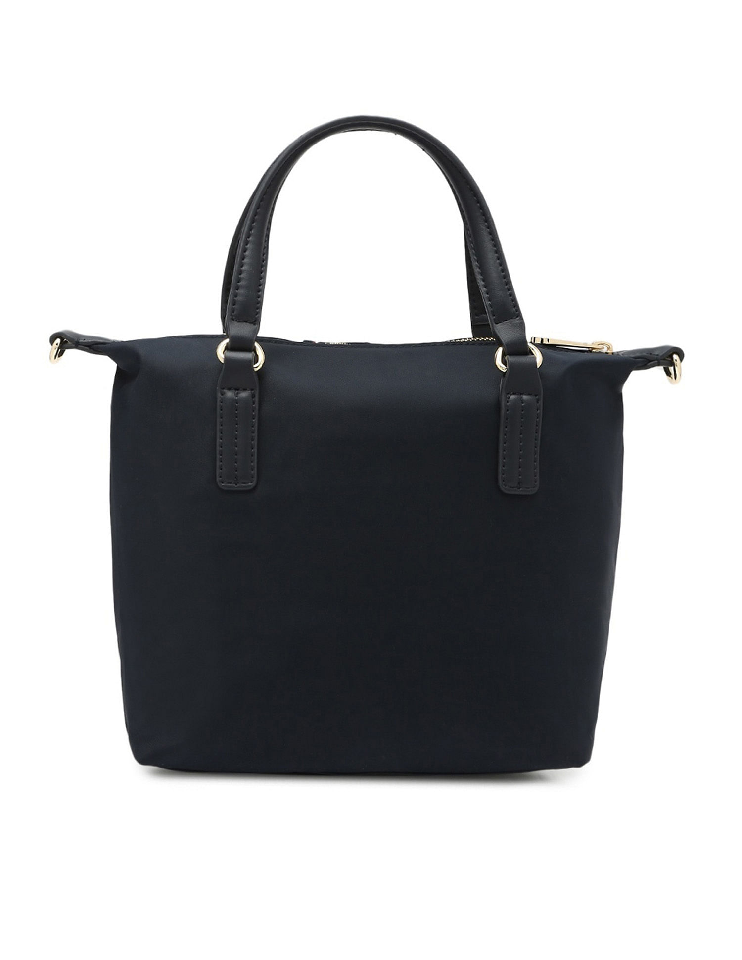 Tommy Hilfiger Solid Blue Nylon Handbags