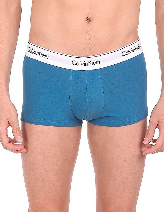 Calvin Klein Ultra-soft Modern Trunk 3-pack in Blue for Men