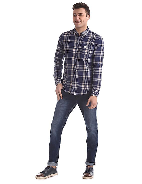U.S. Polo Assn. Denim Co. Slim Fit Check Shirt