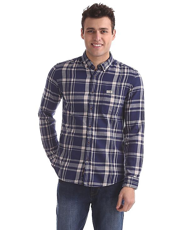 U.S. Polo Assn. Denim Co. Slim Fit Check Shirt