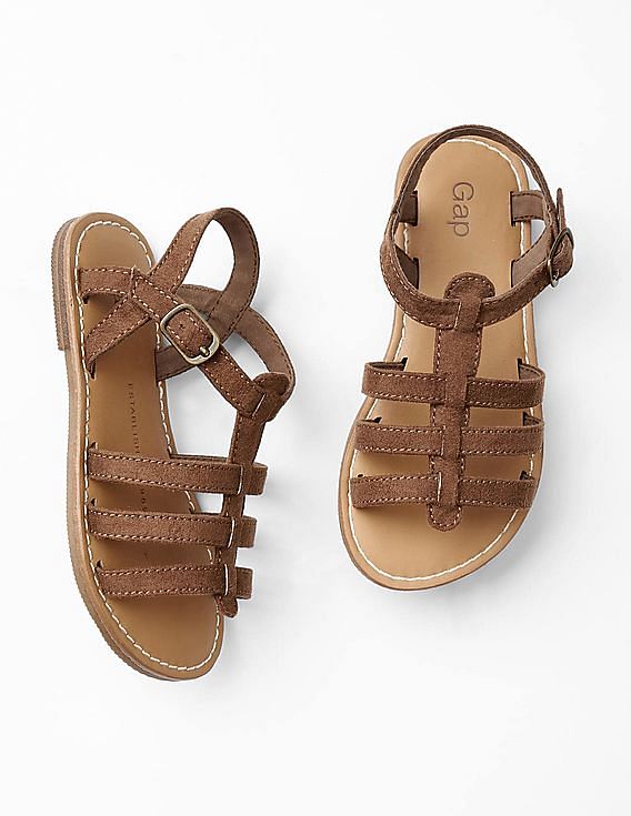 Buy GAP Baby Brown Gladiator Sandals NNNOW