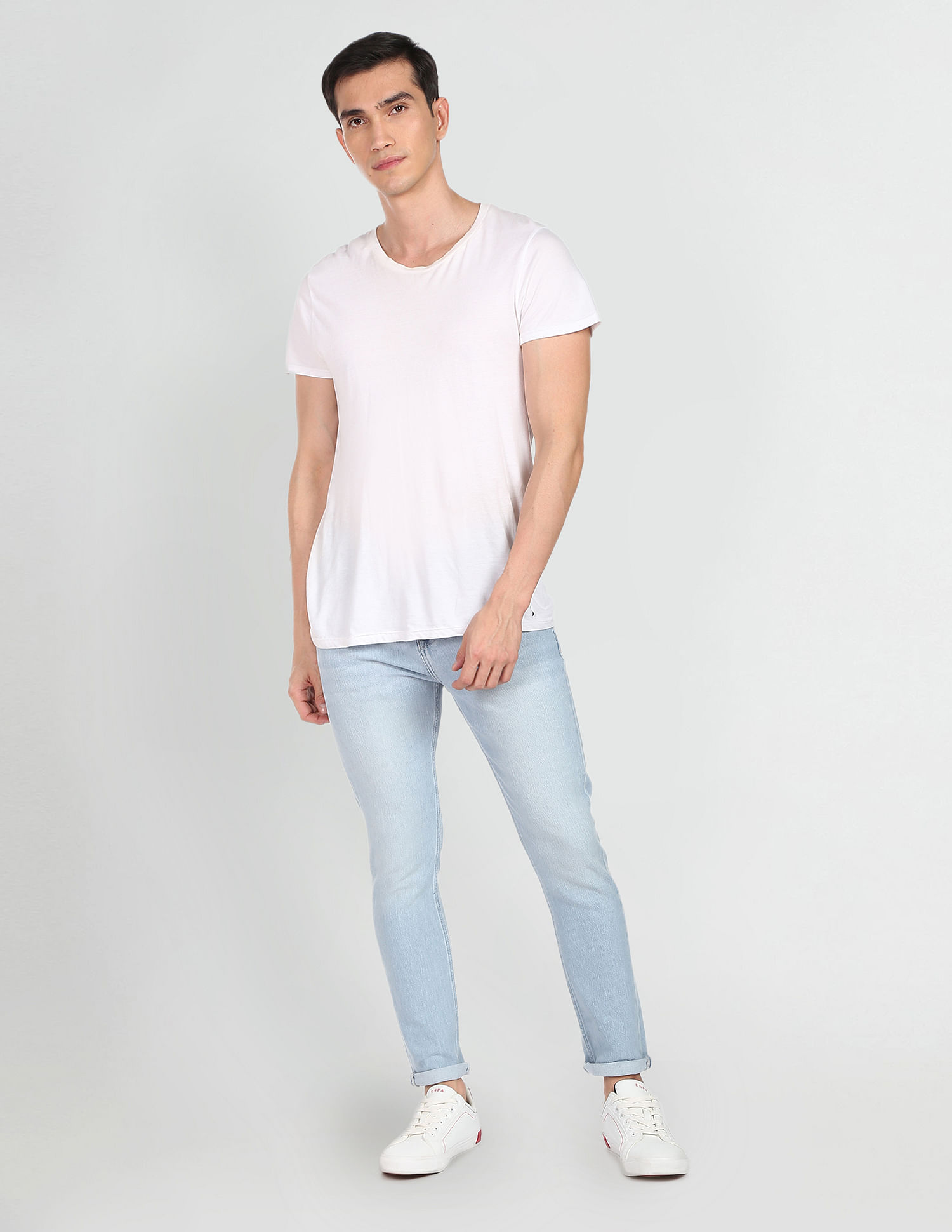U.S. Polo Assn. Denim Co. Henry Cropped Fit Blue Jeans