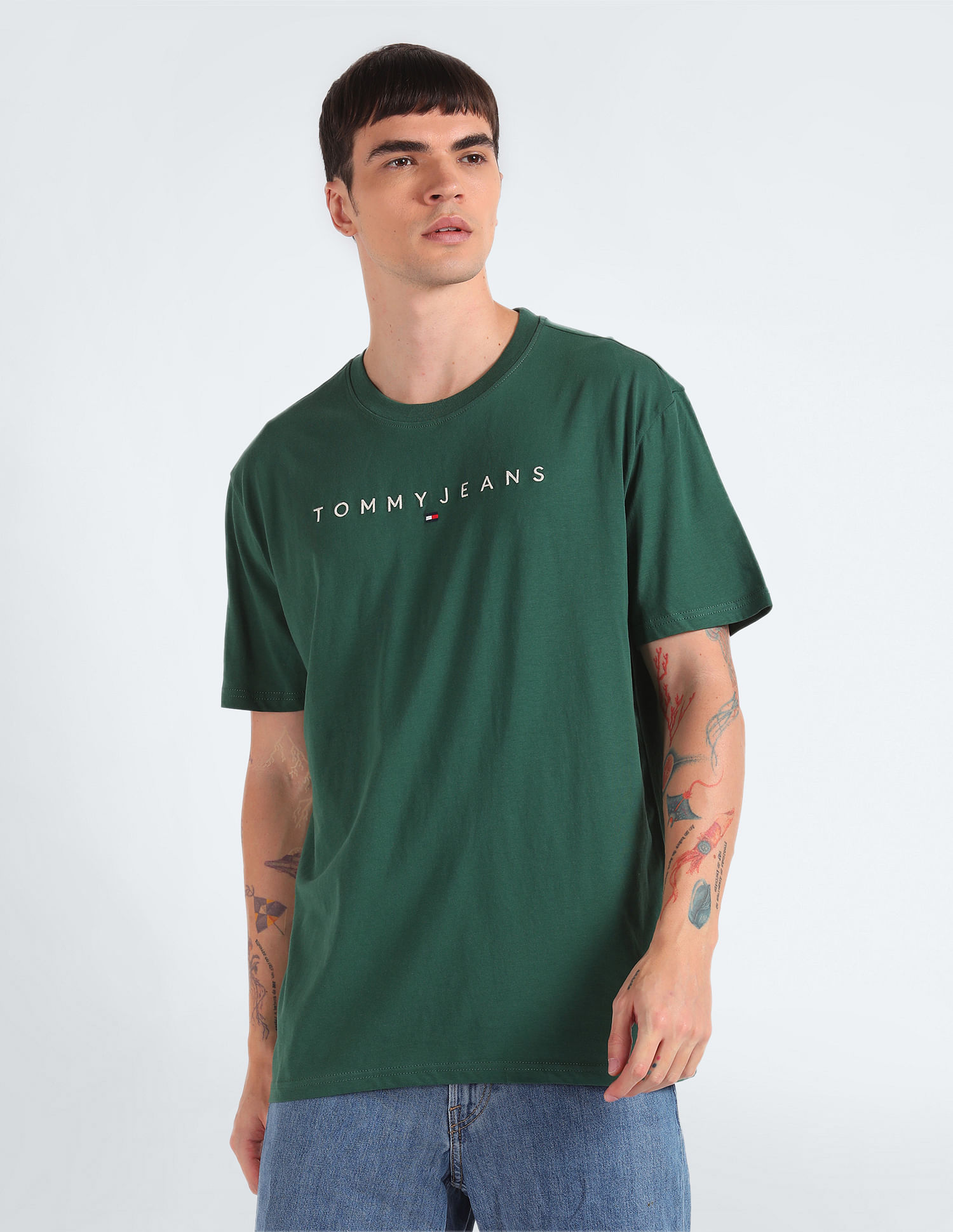 Tommy Hilfiger Regular Fit Linear Logo T-Shirt