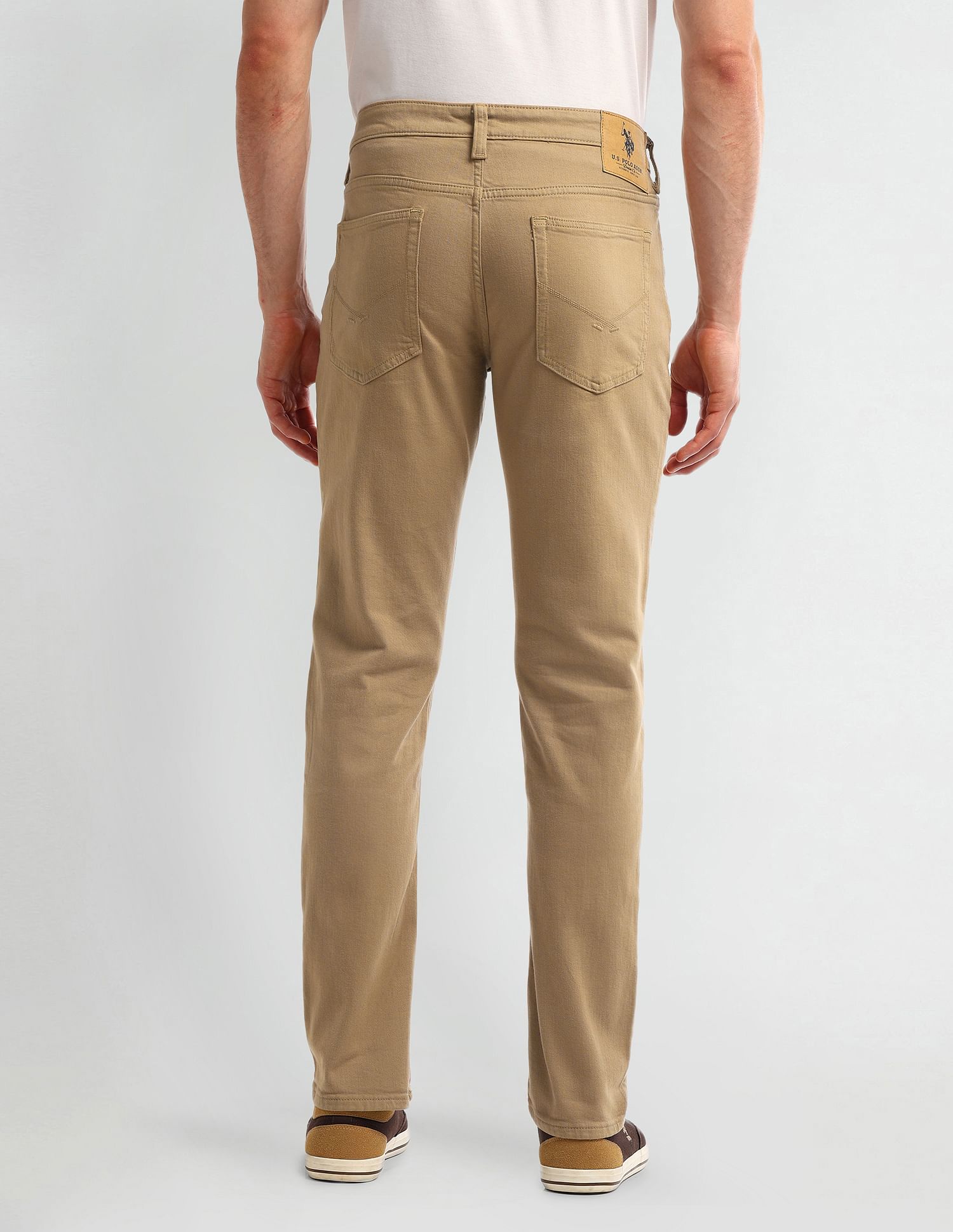 U.S. Polo Assn. Denim Co. Brandon Slim Fit Brown Jeans