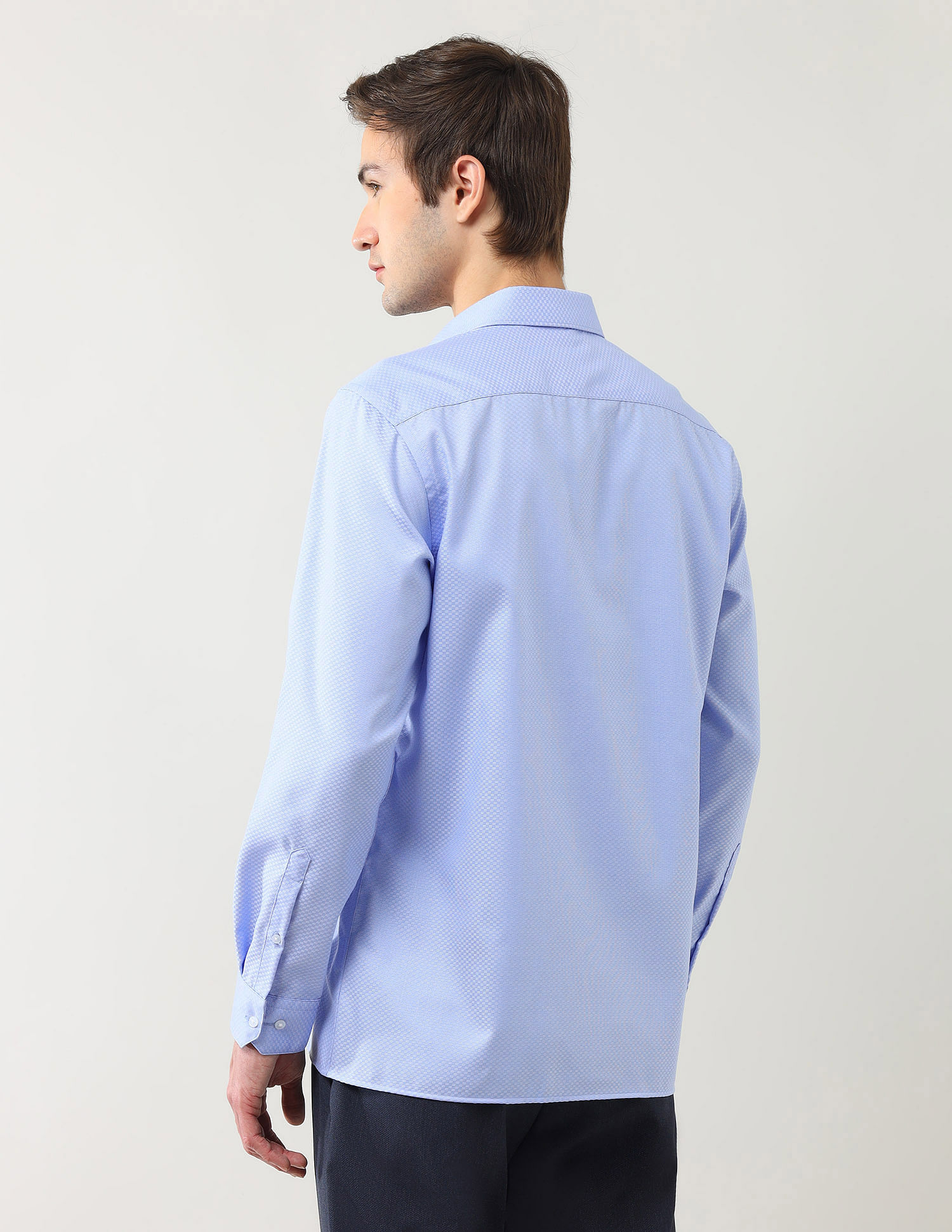 Arrow Liberty Classic Fit Textured Autopress Shirt