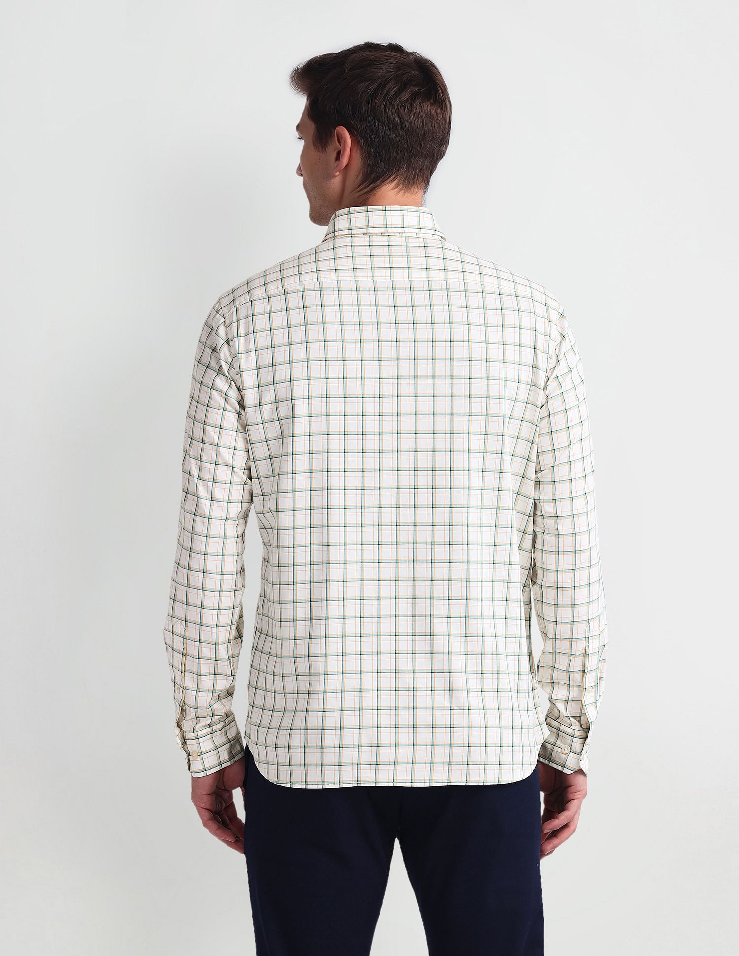 Arrow Sports Long Sleeve Slim Fit Shirt
