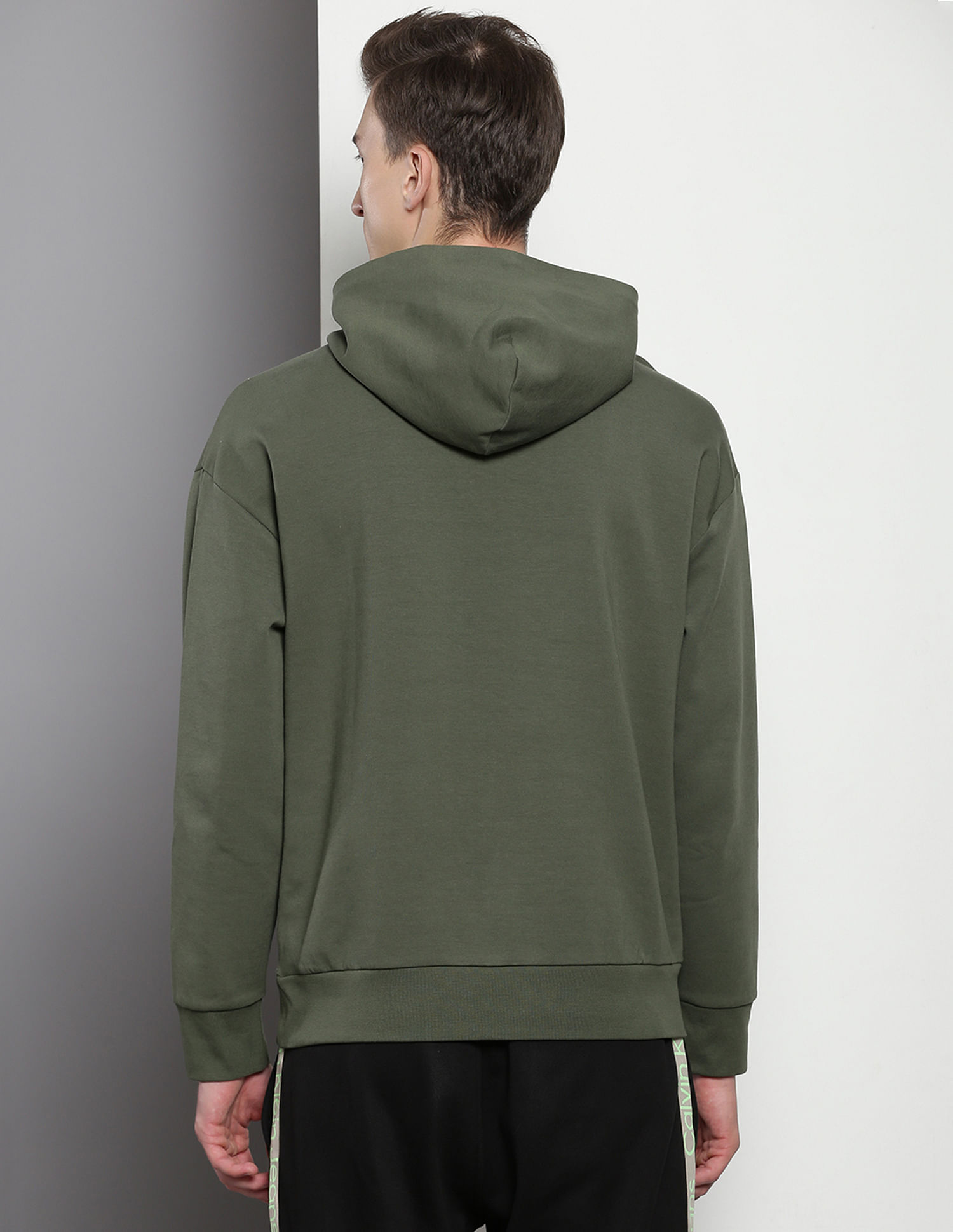 Calvin Klein Embossed Logo Hooded Sweatshirt
