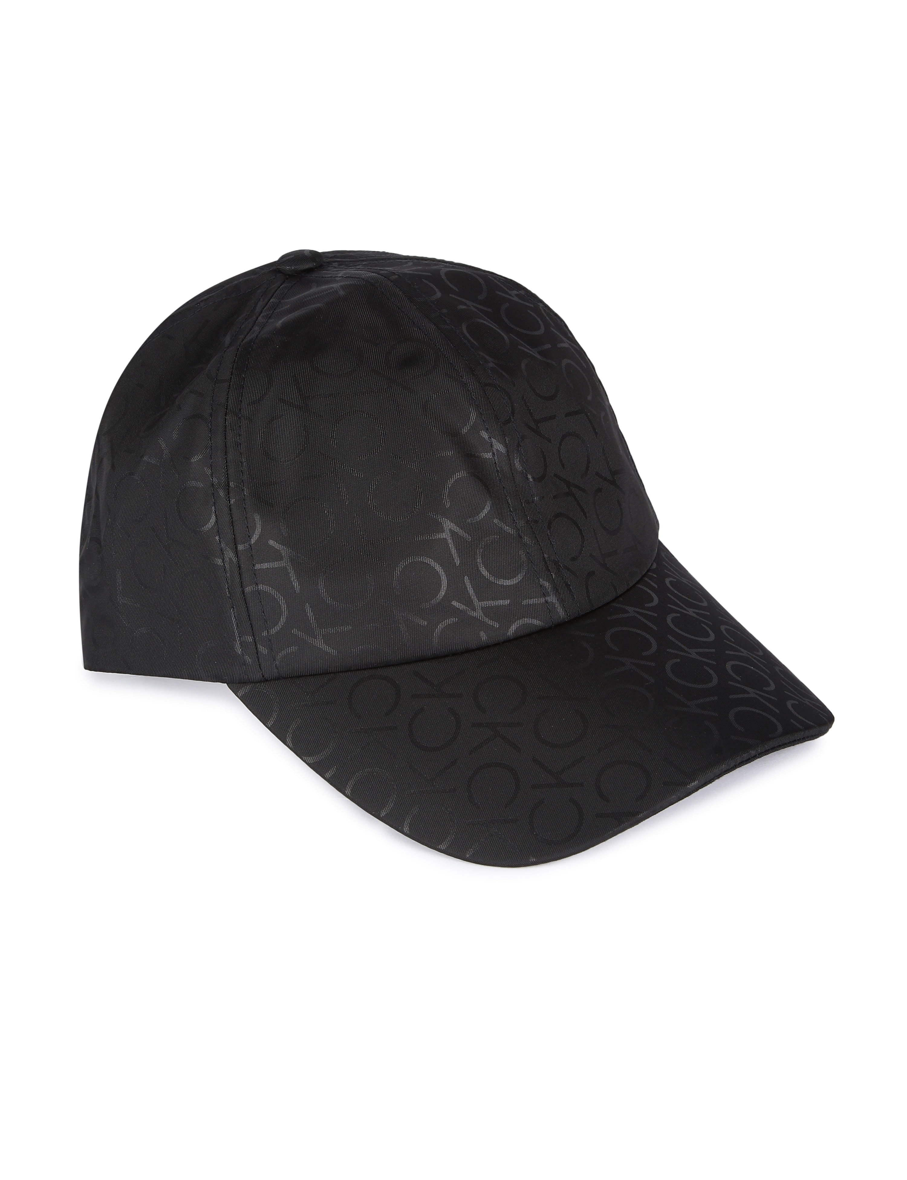 Buy Calvin Klein Jeans Men Black All Over Monogram Baseball Cap