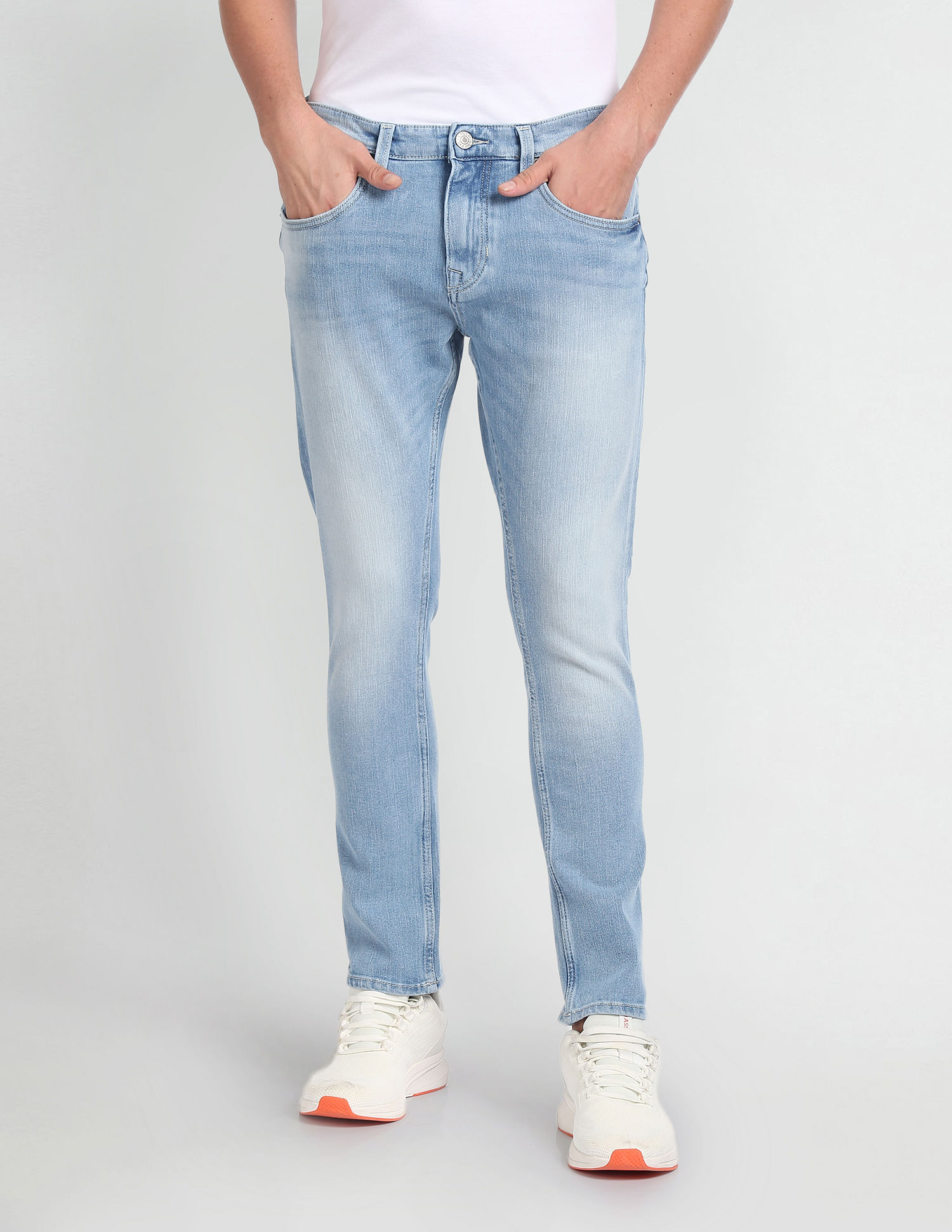 U.S. Polo Assn. Denim Co. Henry Cropped Fit Blue Jeans