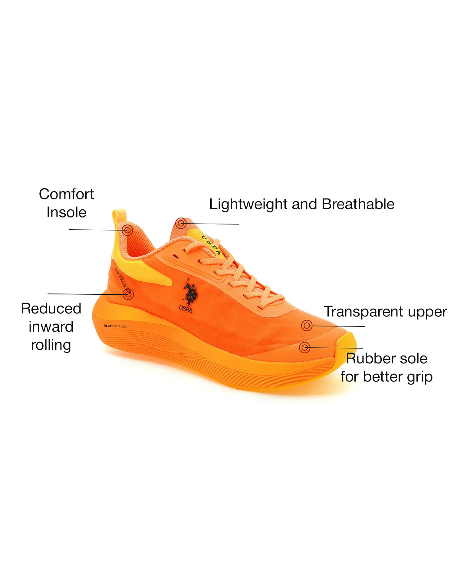 Orange polo shoes best sale