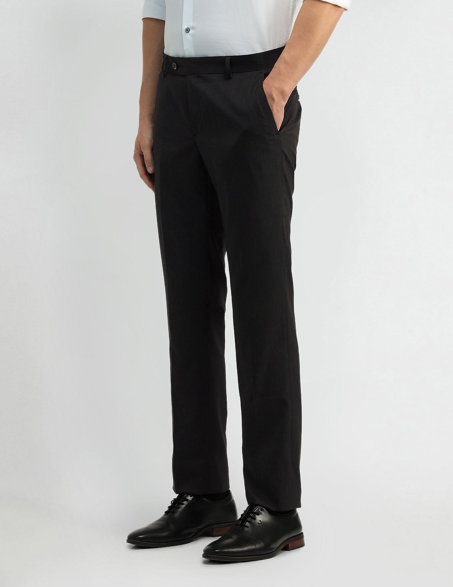 Arrow Mid Rise Tapered Fit Trousers