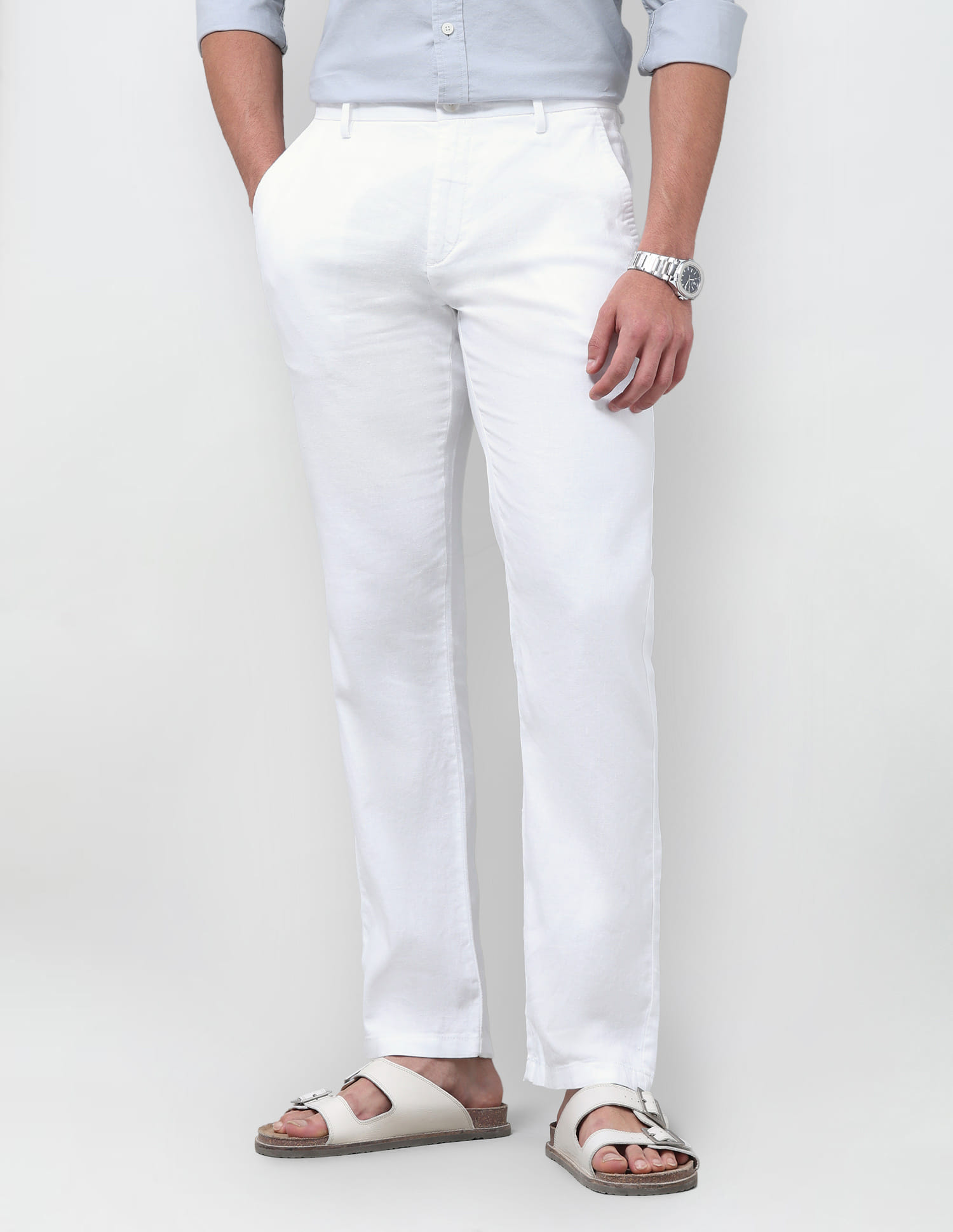 Buy U.S. Polo Assn. Pacho X Riley Straight Fit Satin Trousers