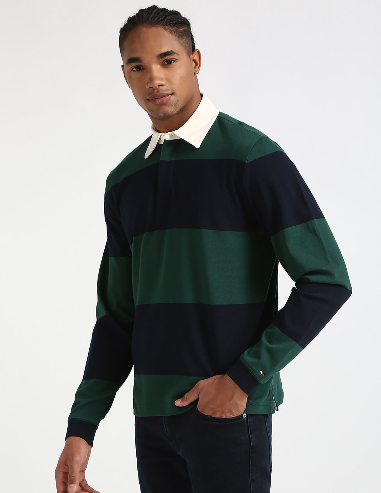 Tommy Hilfiger Kids Striped Regular Fit Sweatshirt