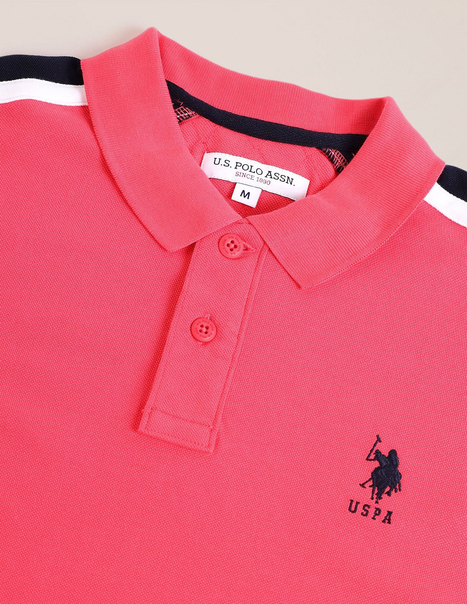 U.S. Polo Assn. Colour Block Slim Fit Polo Shirt
