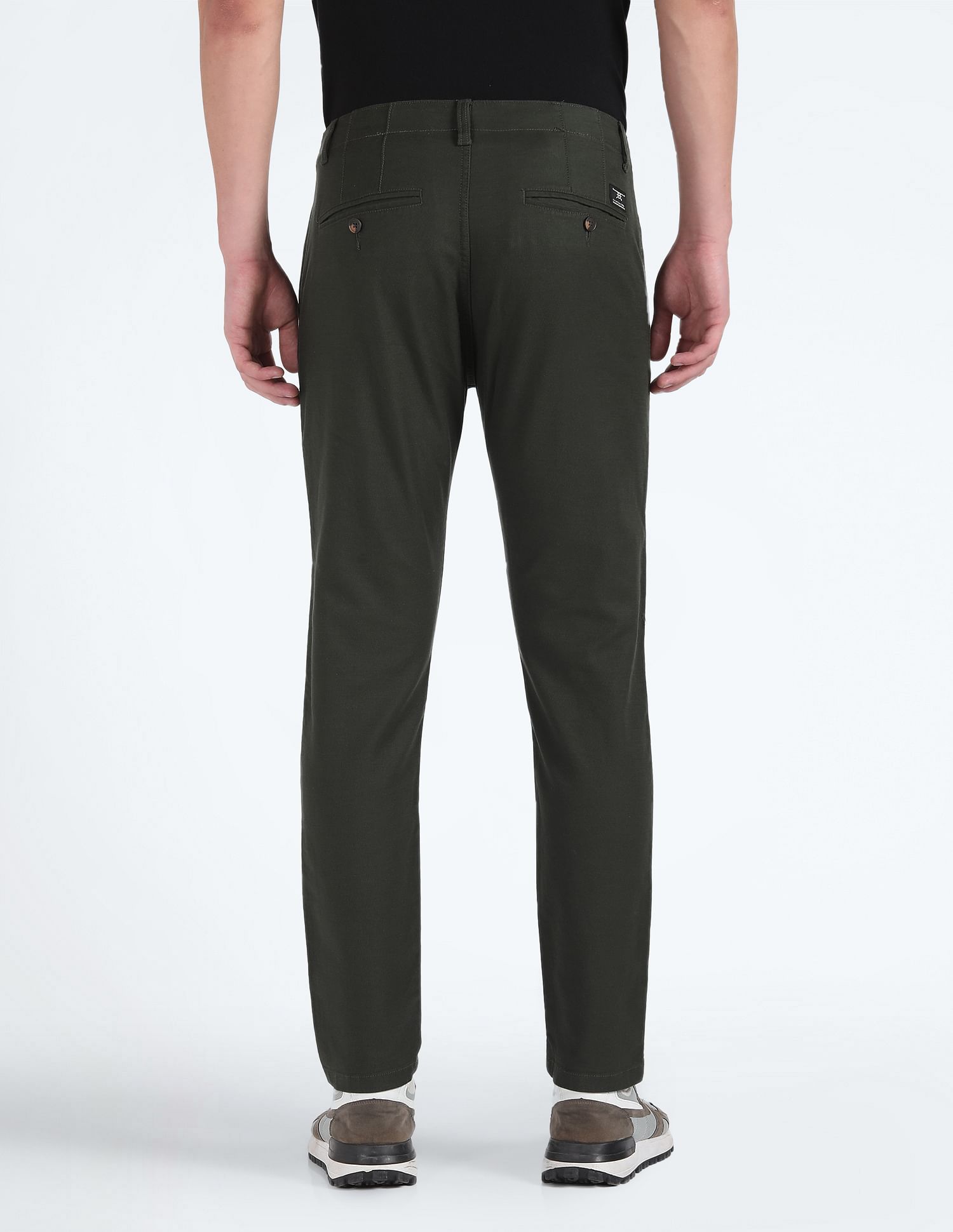 Flying Machine Dobby Solid Trousers