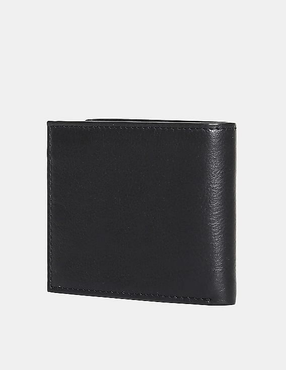 U.S. Polo Assn. Black Textured Bi-Fold Wallet