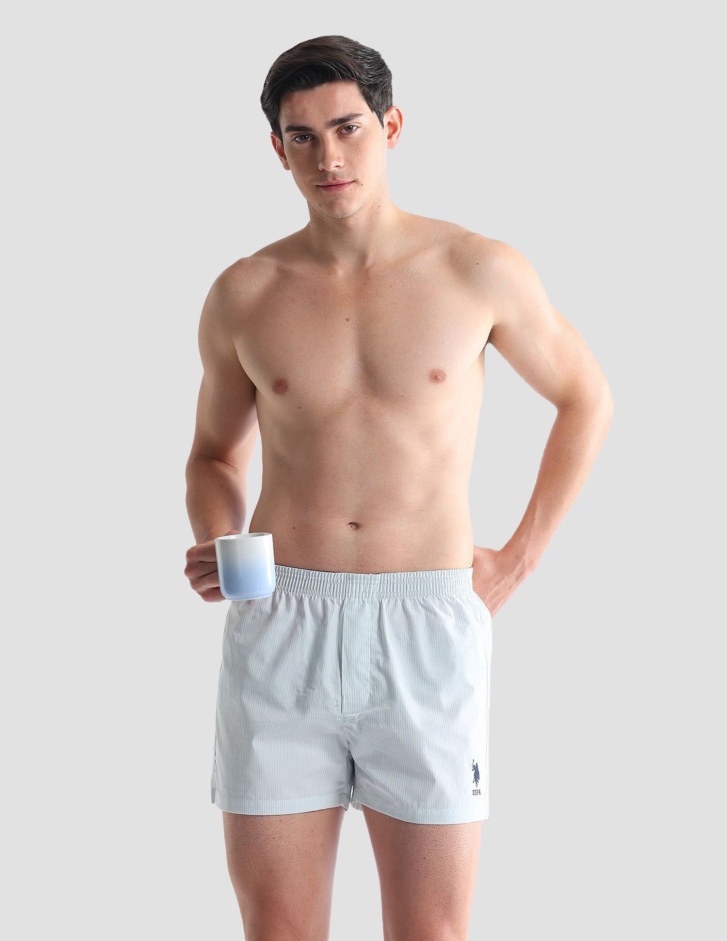 USPA Innerwear Pure Cotton EX004  Boxer Shorts - Pack of 1