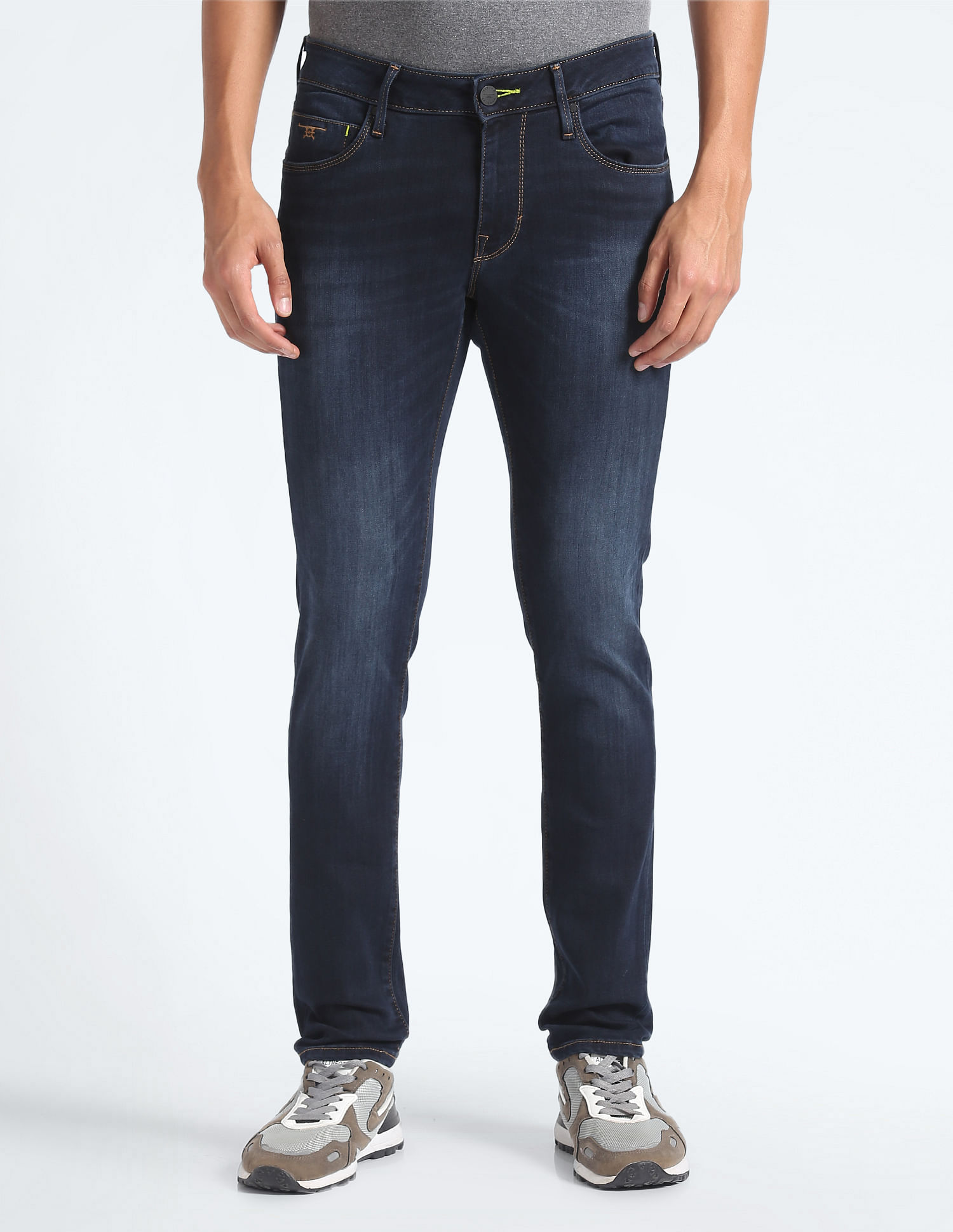 Flying Machine Dark Wash Super Skinny F-Lite Jeans