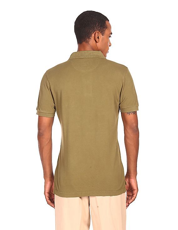 Buy U.S. Polo Assn. Solid Cotton Pique Polo Shirt - NNNOW.com