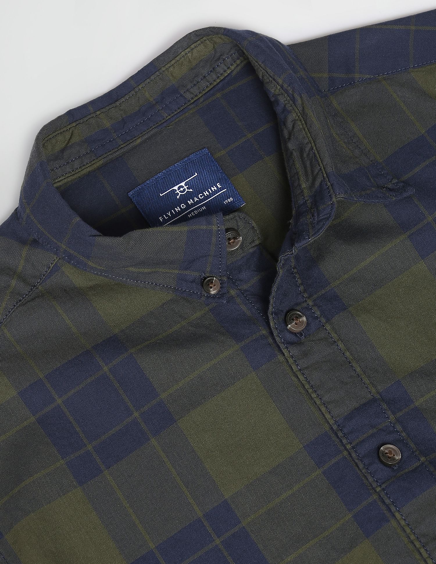 Flying Machine Cotton Tartan Check Shirt