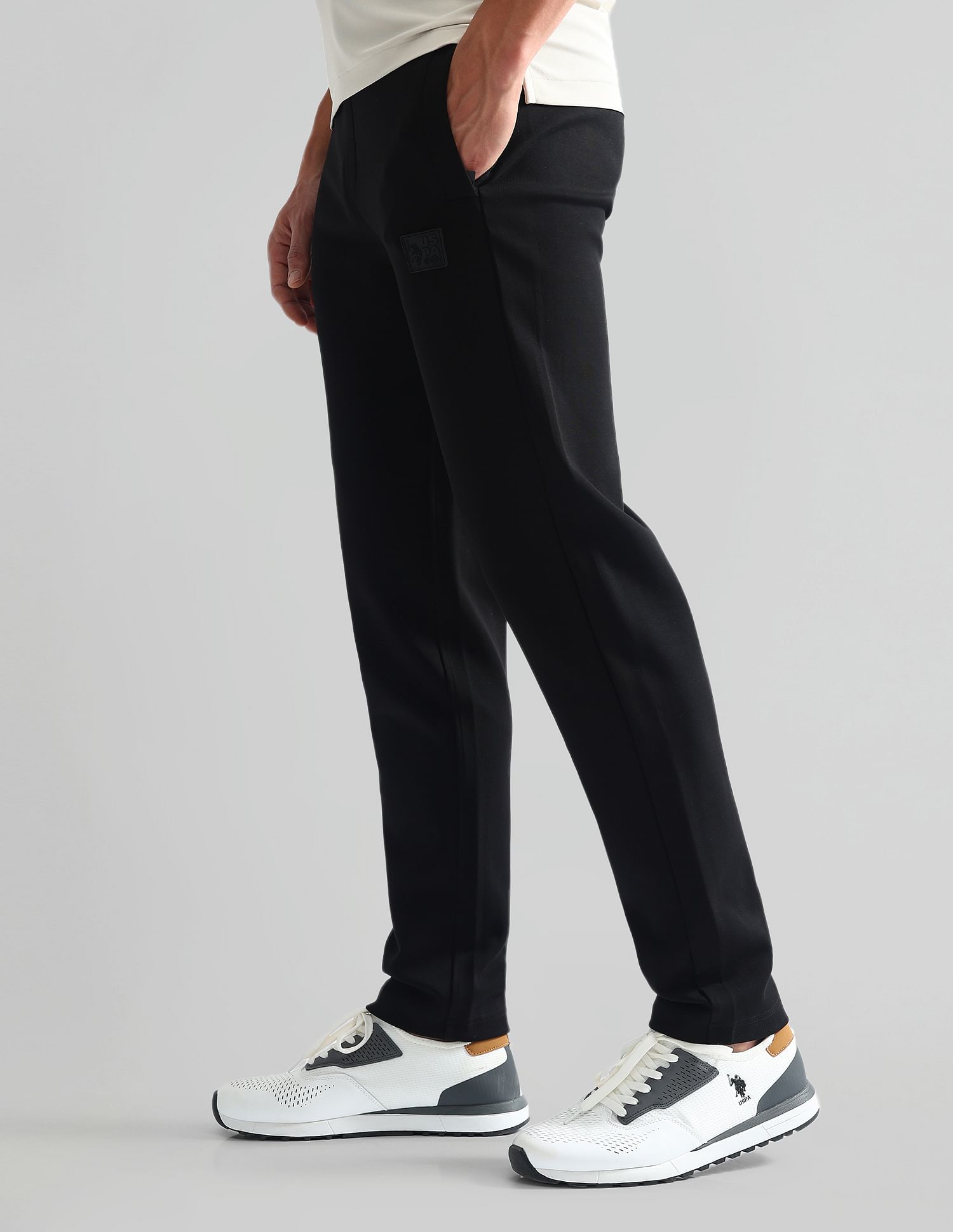 U.S. Polo Assn. Denim Co. Slim Fit Mid Rise Track Pants