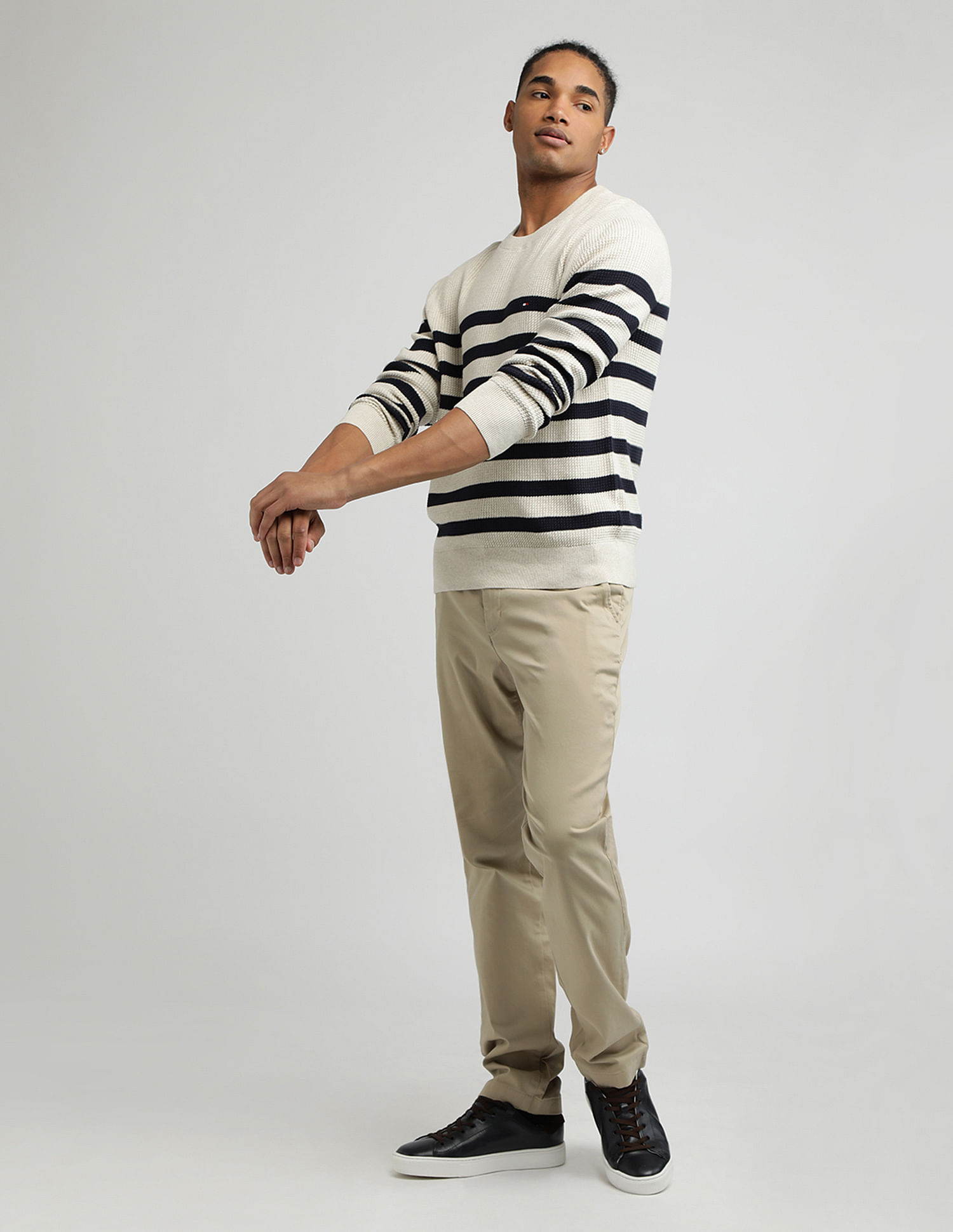 Tommy Hilfiger Structure Crew Neck Sweater