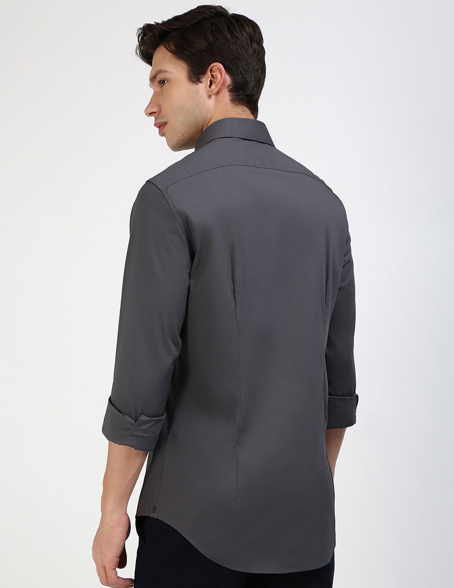 Tommy Hilfiger Poplin Solid Slim Fit Shirt