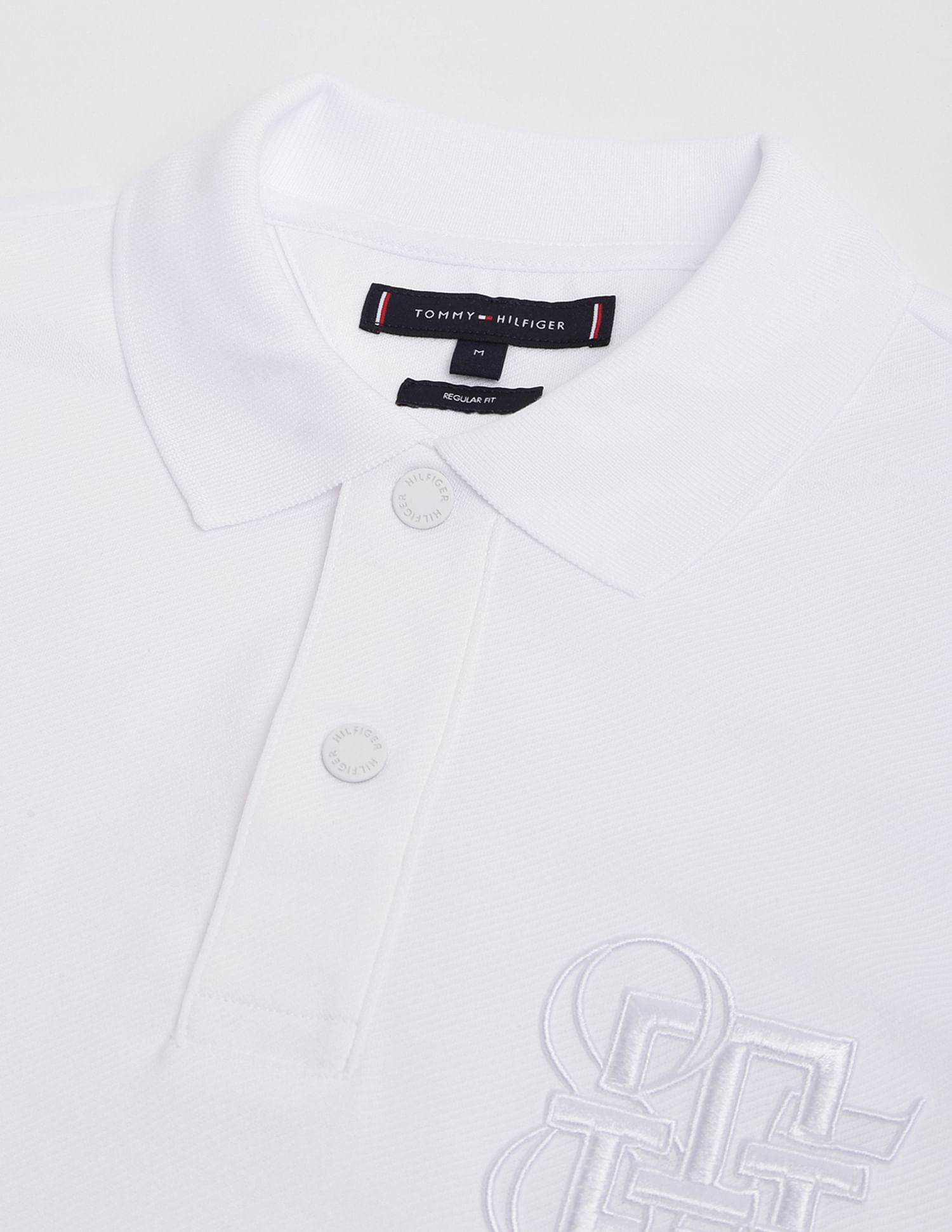 Tommy Hilfiger Twill Monogram Polo Shirt