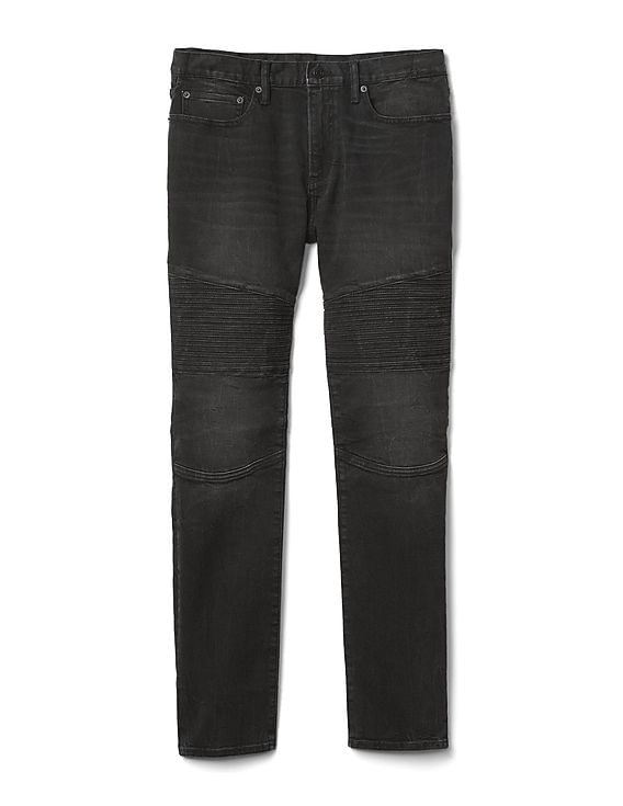 Moto Jeans Black Skinny Biker Jeans Mens Buy GAP Men Men Black