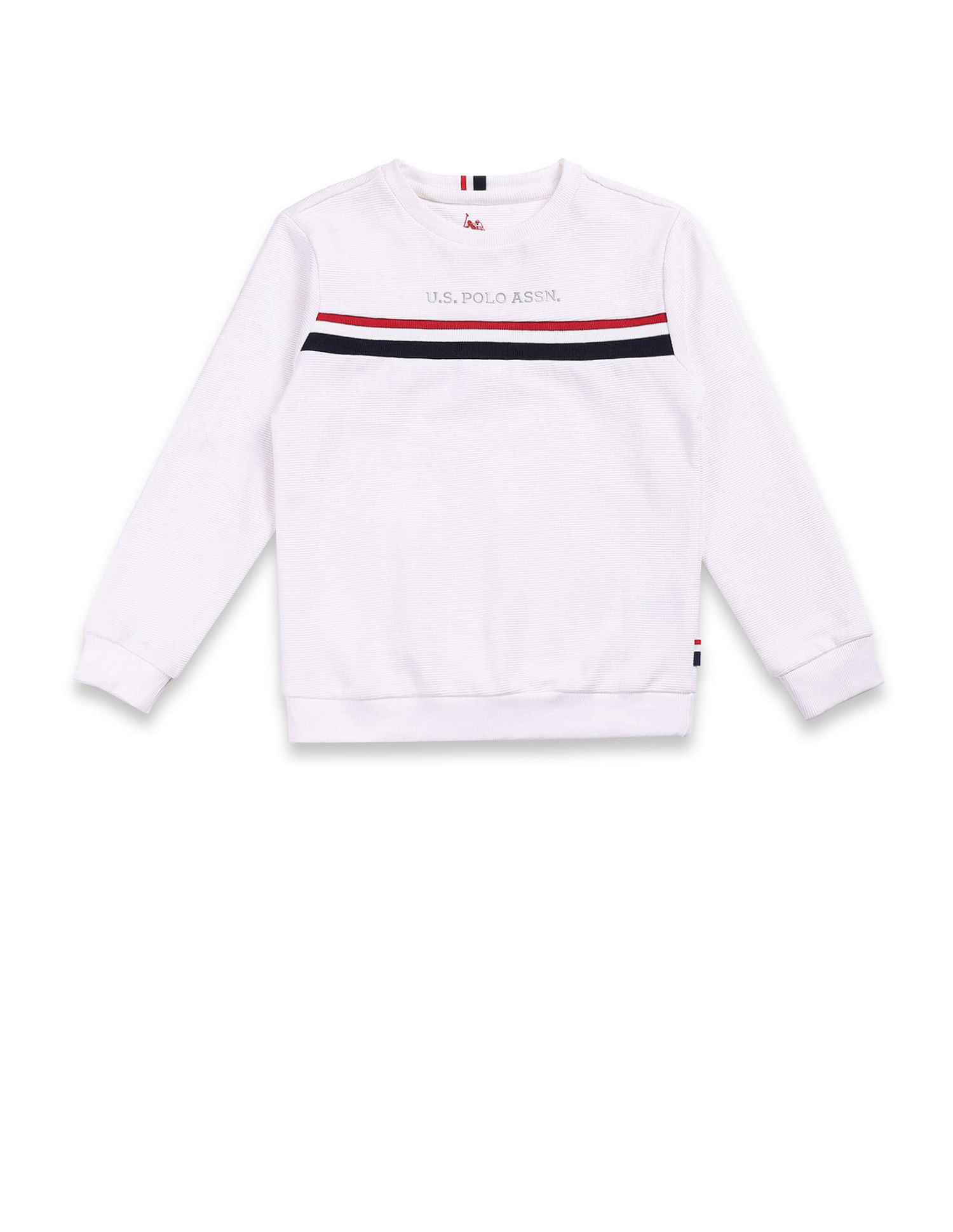 U.S. Polo Assn. Kids Boys Brand Printed Sweatshirt