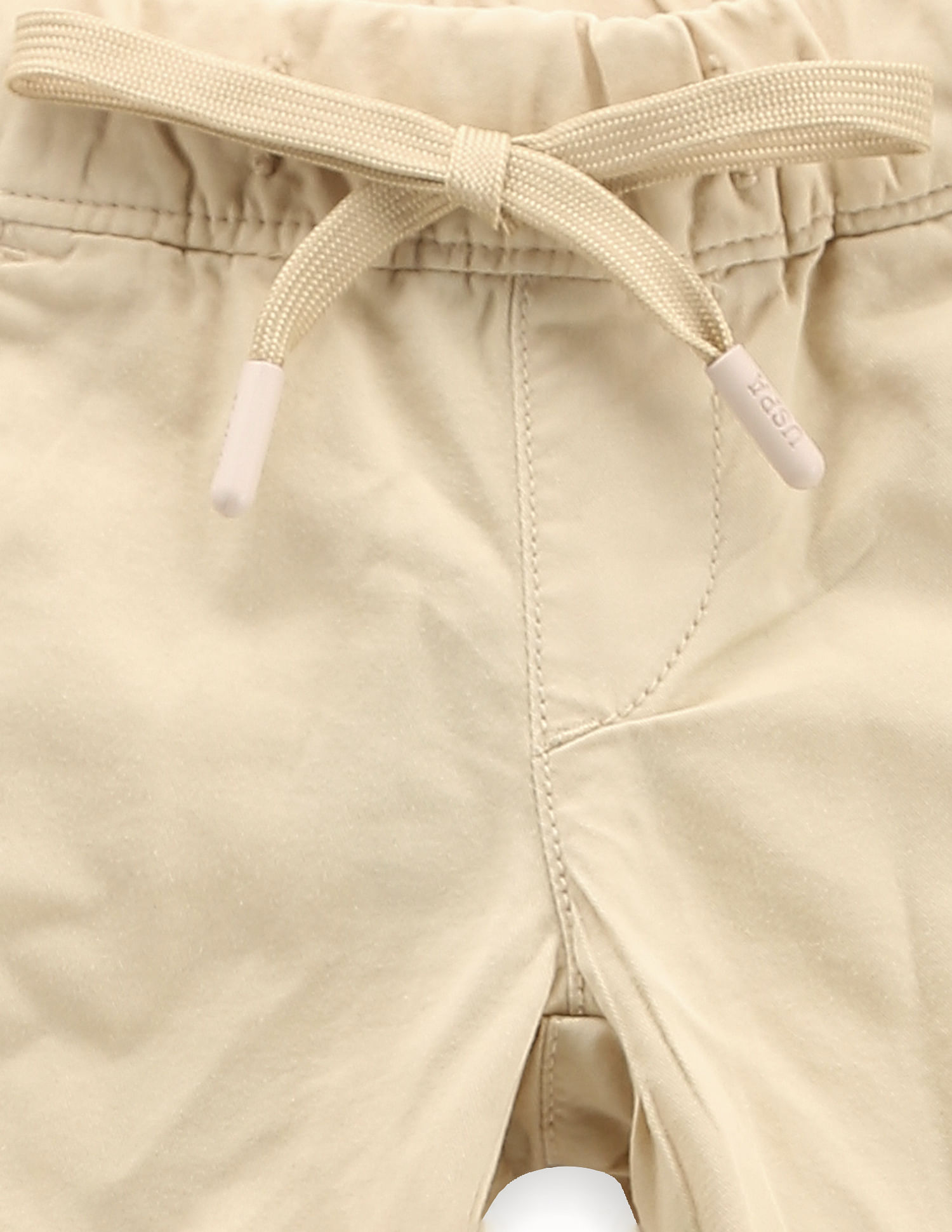 U.S. Polo Assn. Kids Boys Mid Rise Solid Shorts