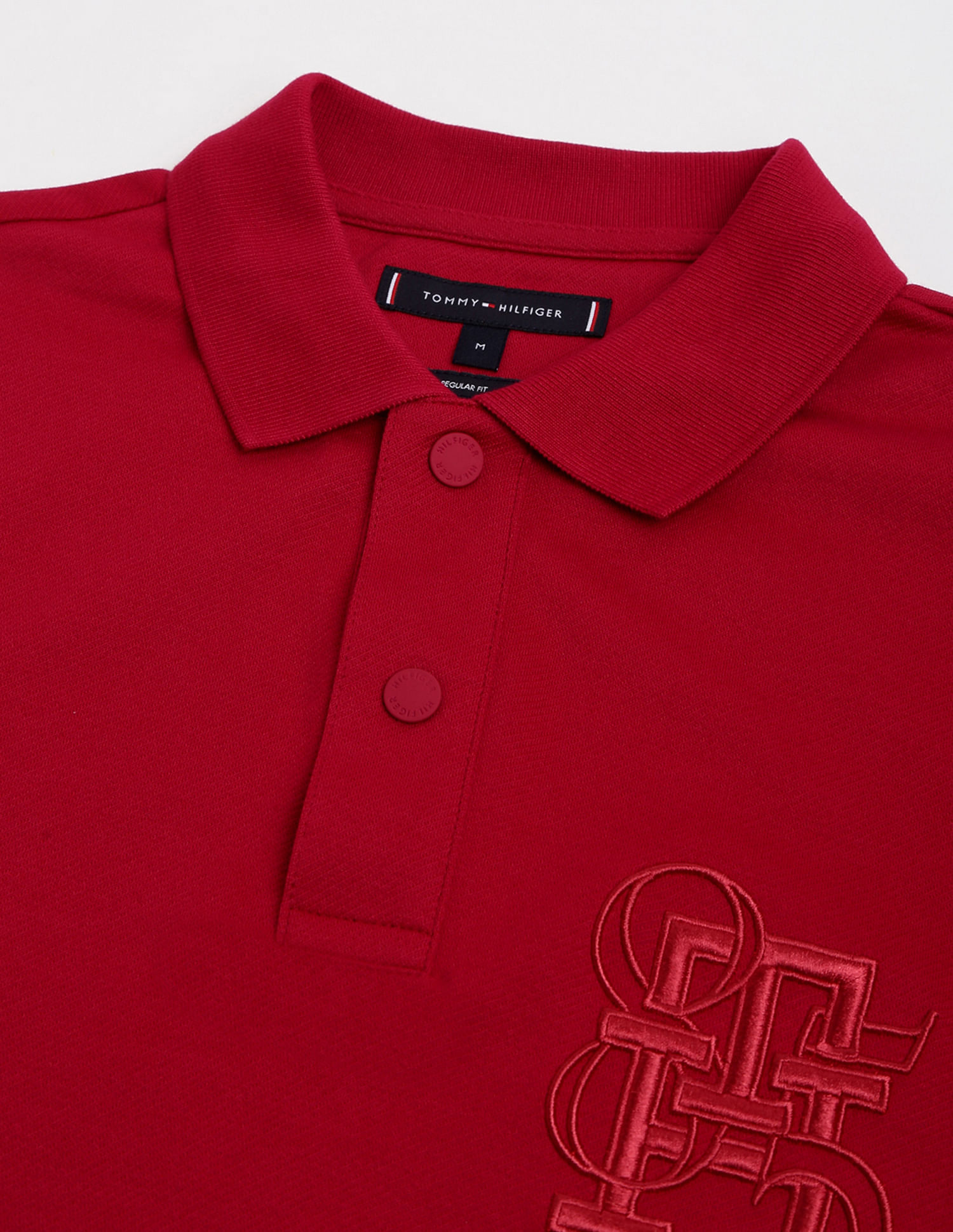 Tommy Hilfiger Twill Monogram Polo Shirt