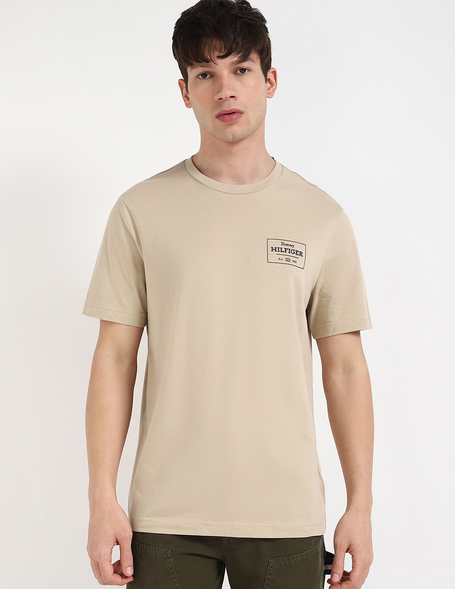 Tommy Hilfiger Logo Regular-Fit Cotton T-Shirt