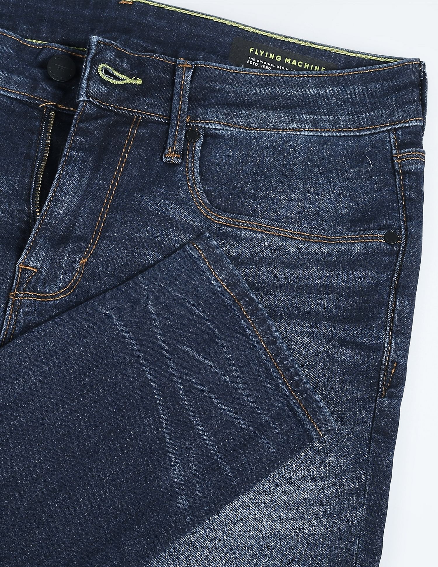 Flying Machine Jackson Super Slim Fit Stone Wash Jeans