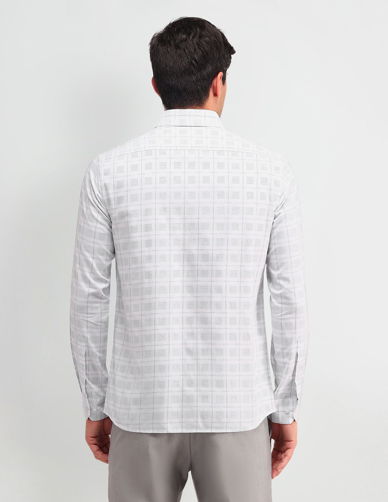 Arrow Manhattan Slim Fit Checked Shirt