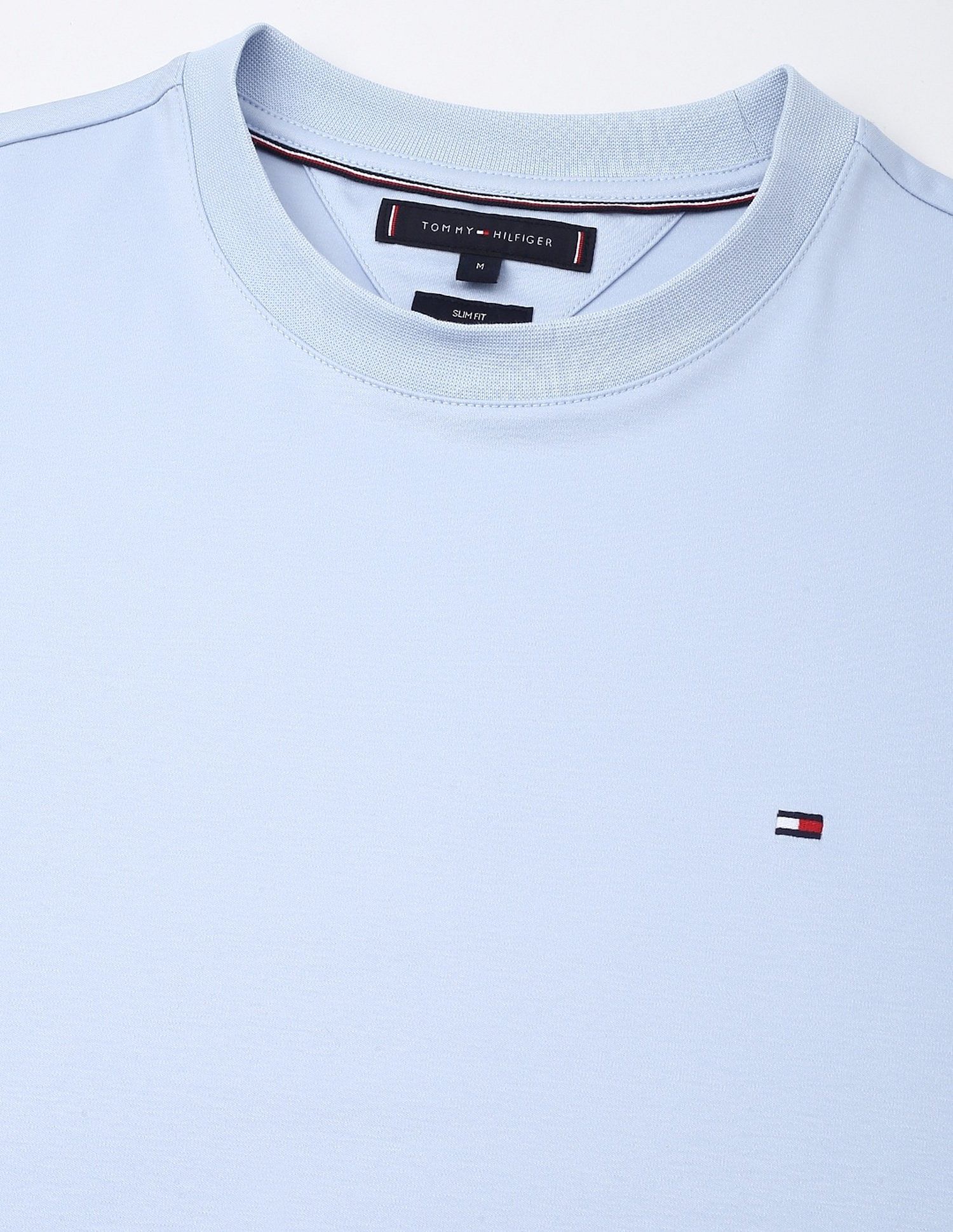 Tommy Hilfiger Solid Slim-Fit Cotton T-Shirt