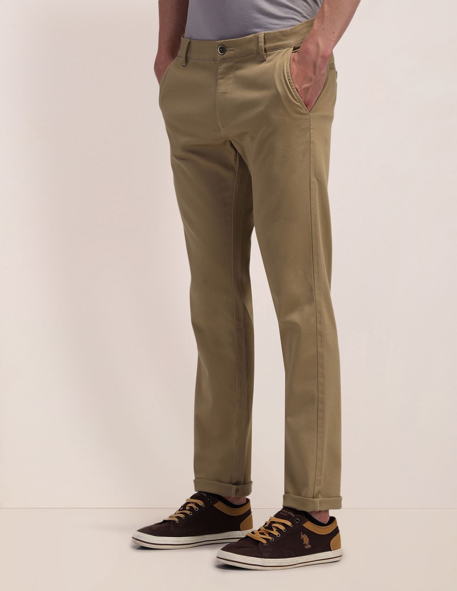 U.S. Polo Assn. Denver Slim Fit Dobby Trousers