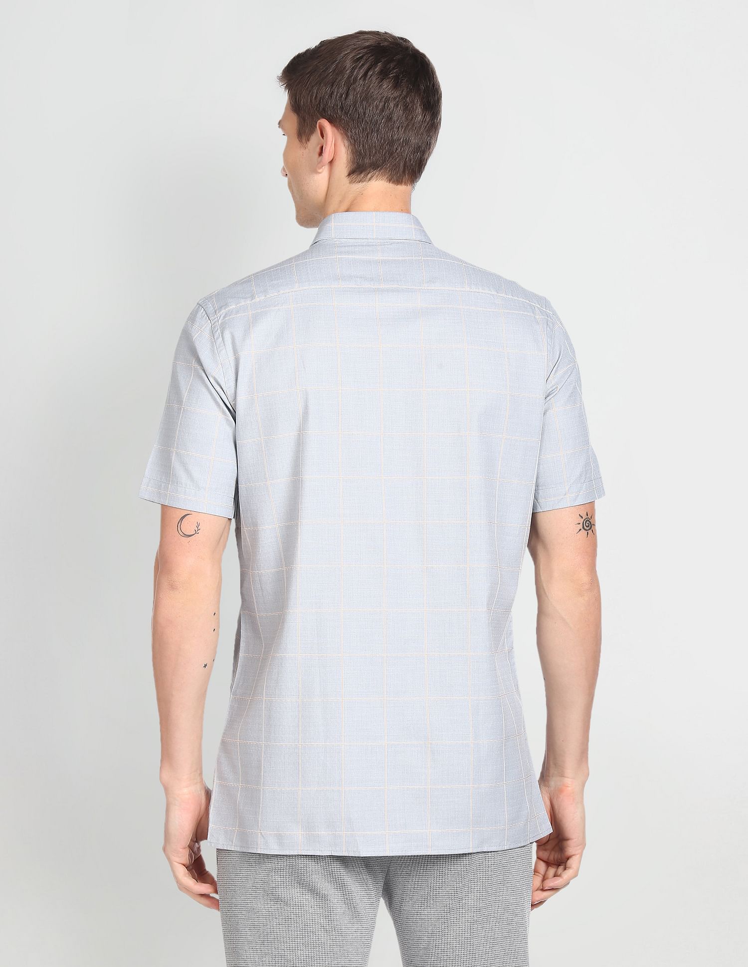 Arrow Windowpane Check Dobby Shirt