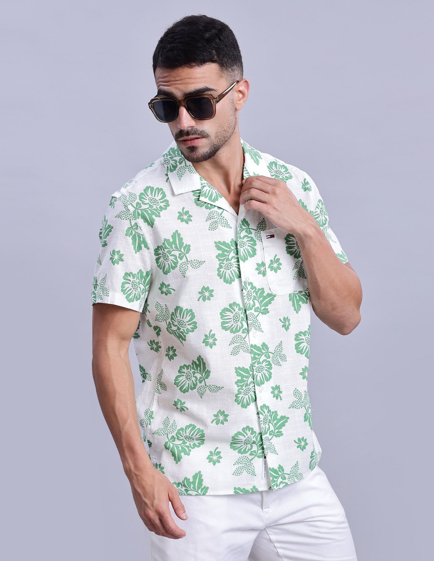 Tommy Hilfiger Printed Regular-Fit Woven Shirts