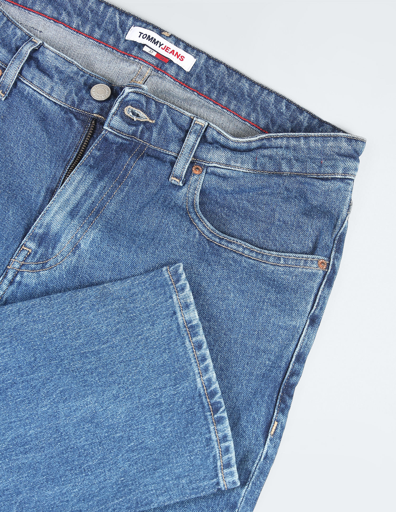 Tommy Hilfiger Recycled Cotton Rinsed Jeans