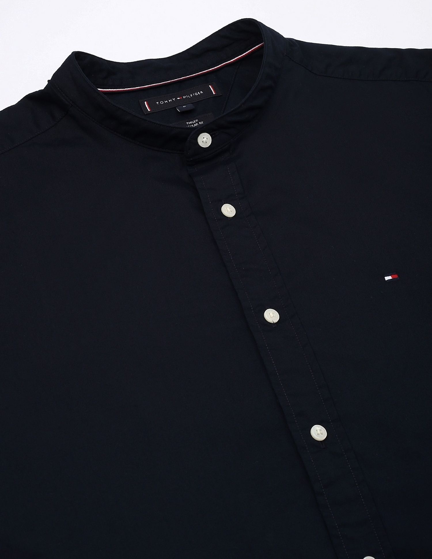 Tommy Hilfiger Solid Regular-Fit Poplin Woven Shirt