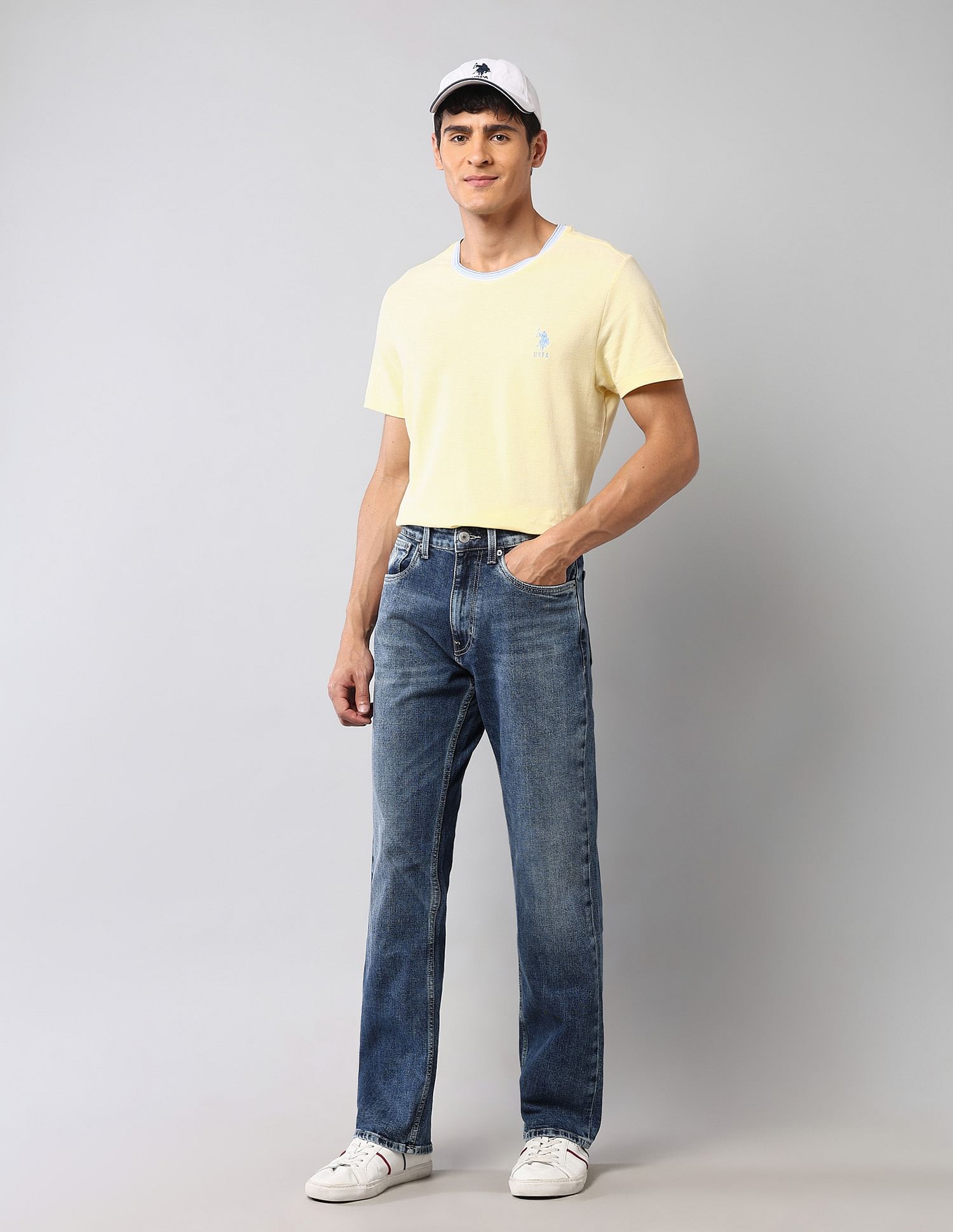 U.S. Polo Assn. Denim Co. Connor Bootcut Fit Blue Vintage Jeans