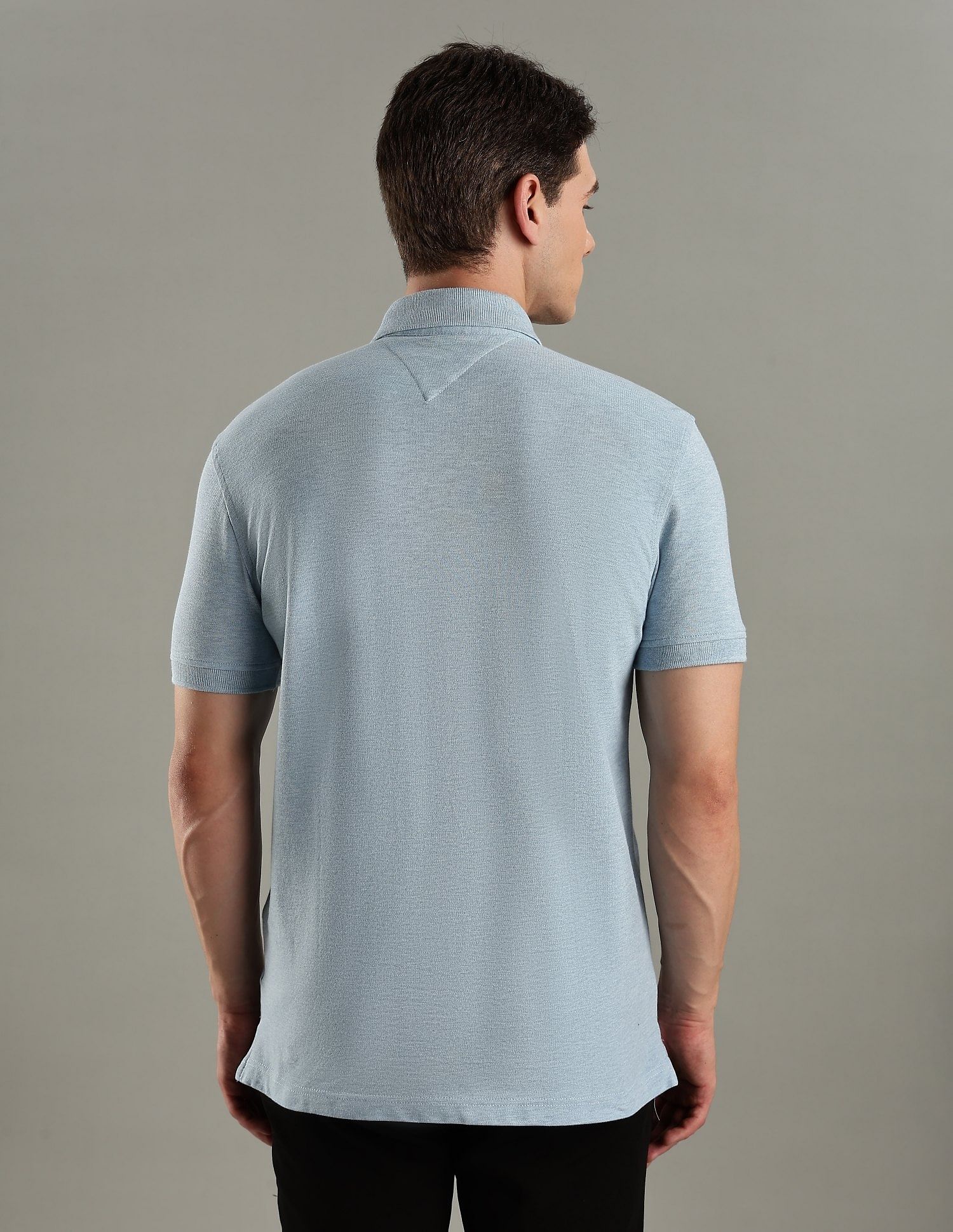 Tommy Hilfiger Solid Slim-Fit Cotton Polo T-Shirt