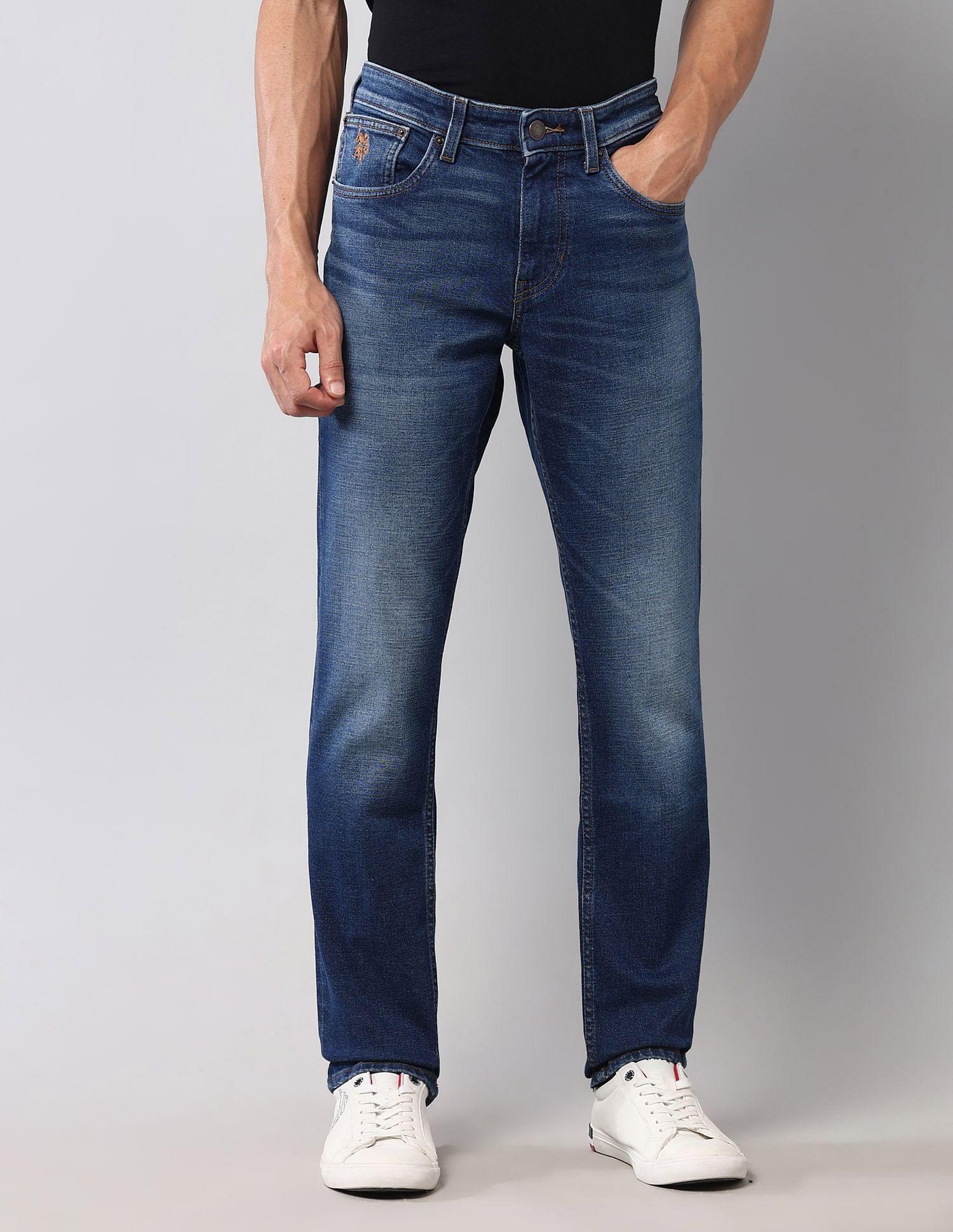U.S. Polo Assn. Denim Co. Brandon Slim Tapered Fit Blue Vintage Jeans