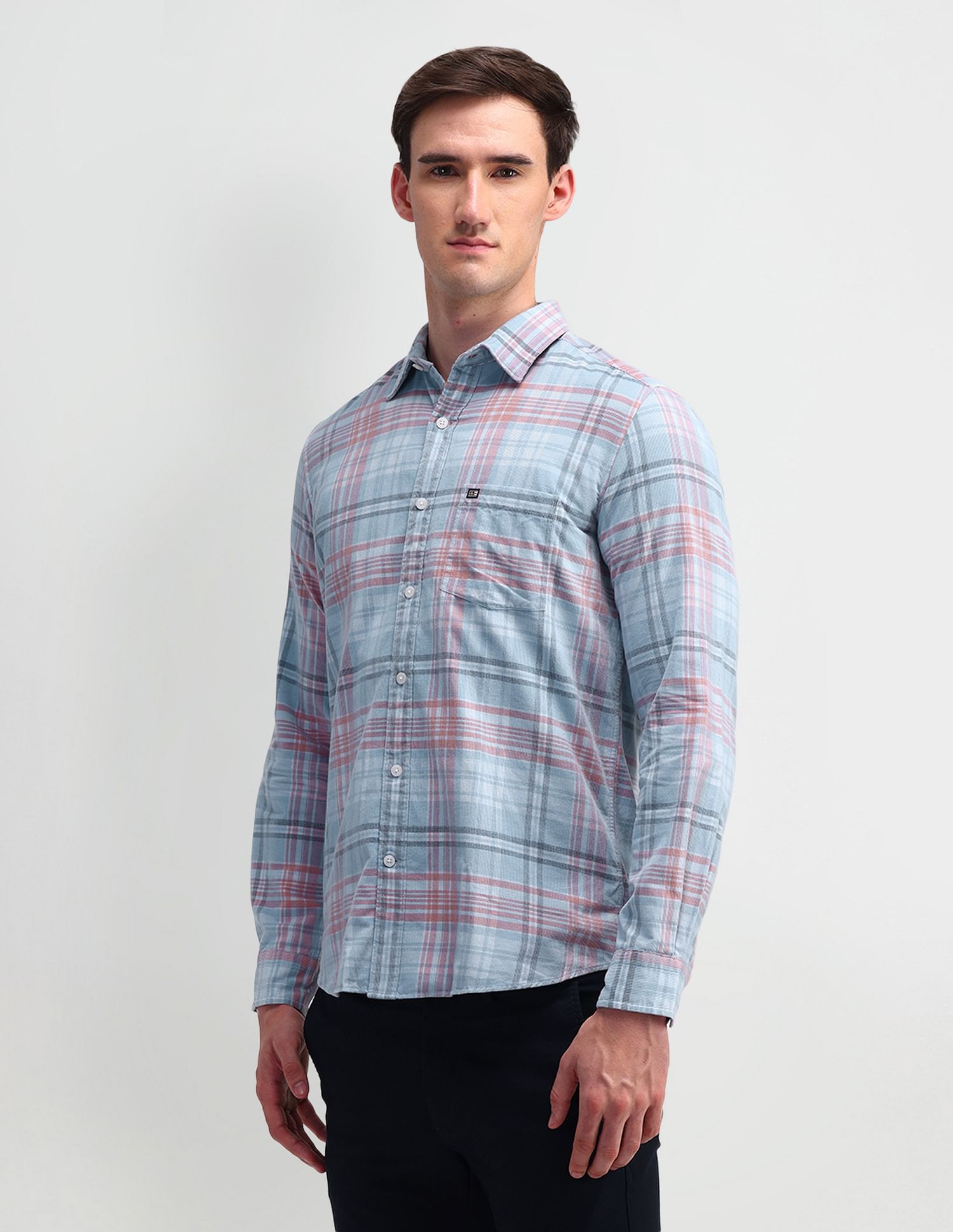 Arrow Sport Slim Fit Lightweight Corduroy Shirt