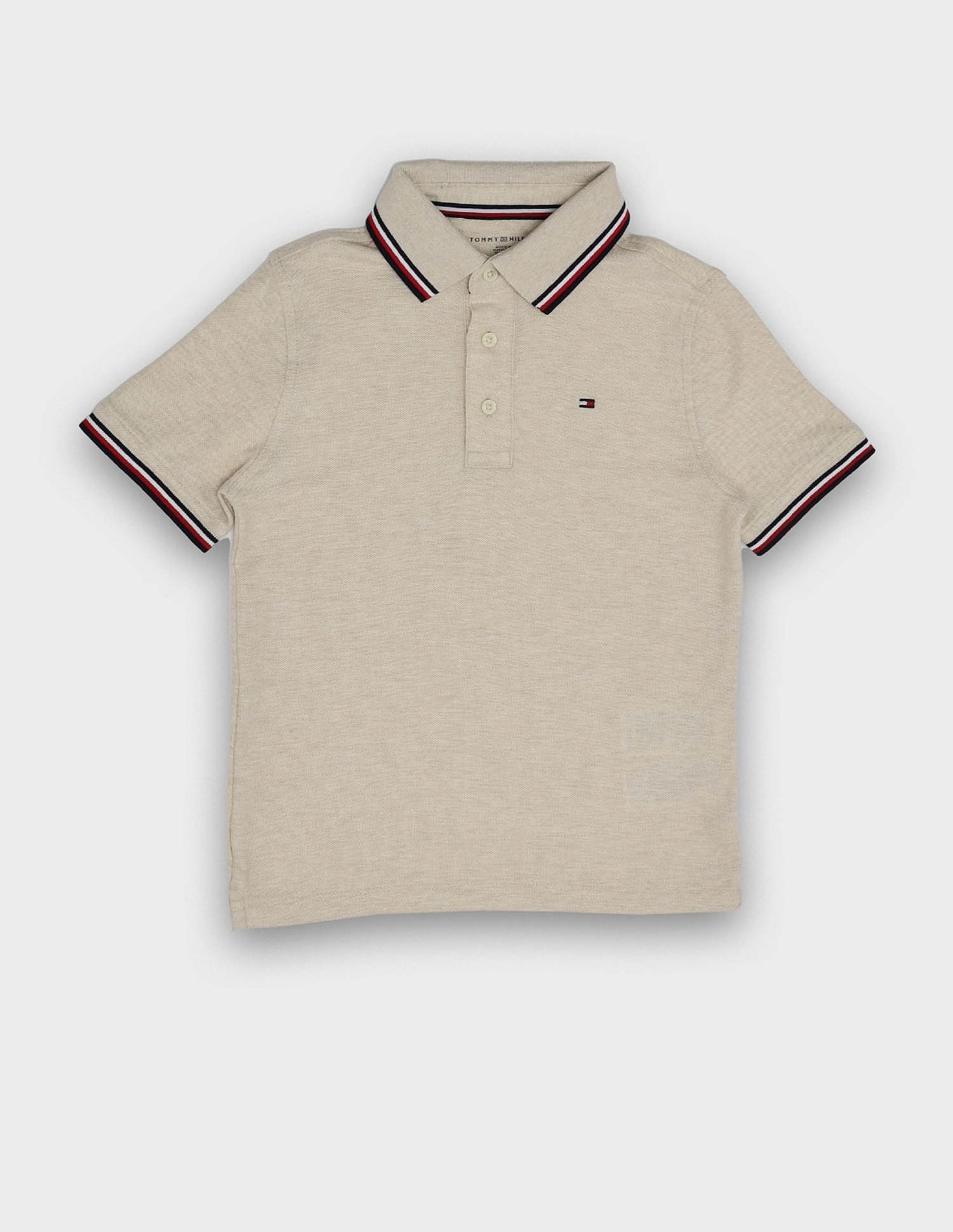 Tommy Hilfiger Kids Boys Solid Regular-Fit Cotton Polo Shirt